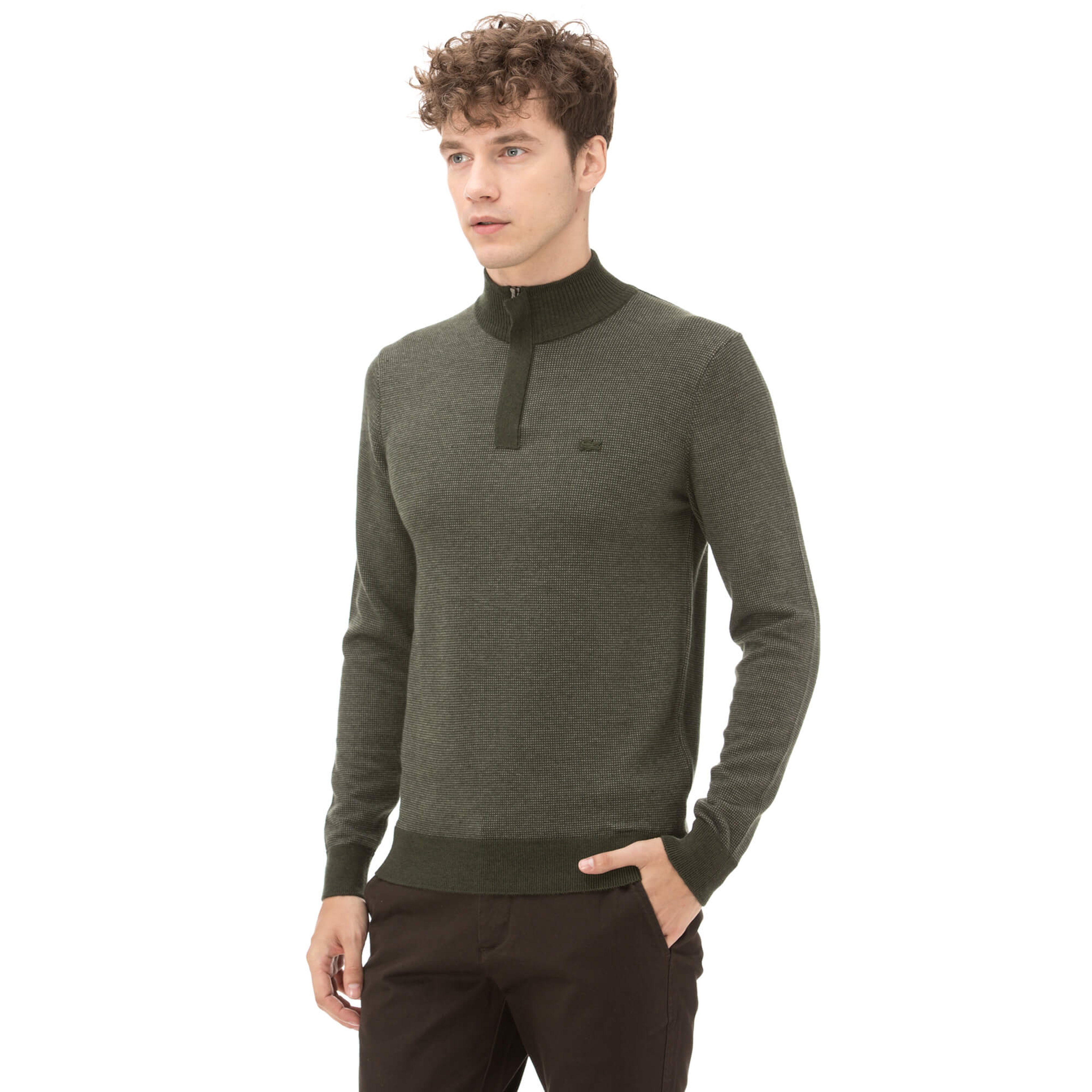 Lacoste Erkek Yeşil Triko