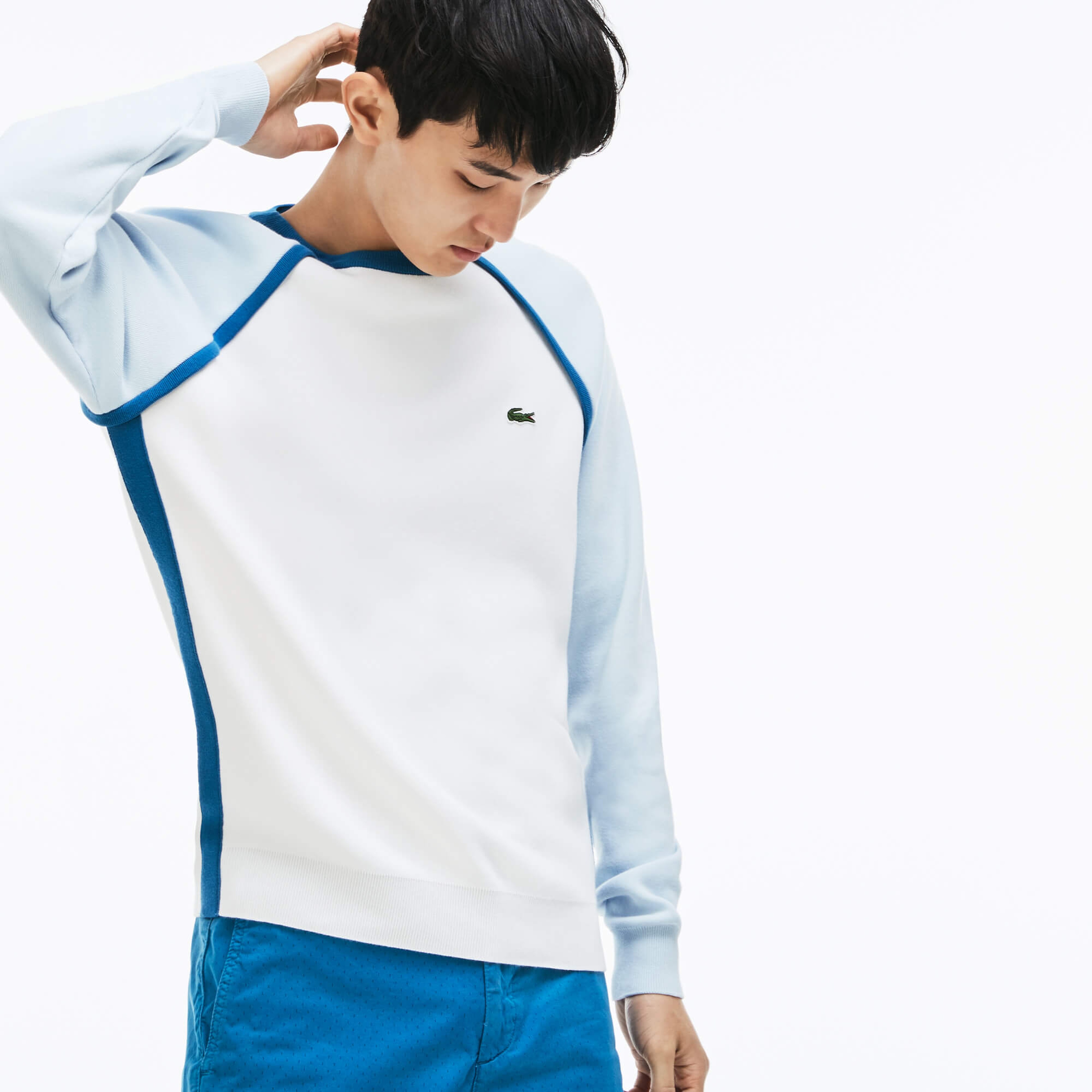 Lacoste Erkek Mavi Triko