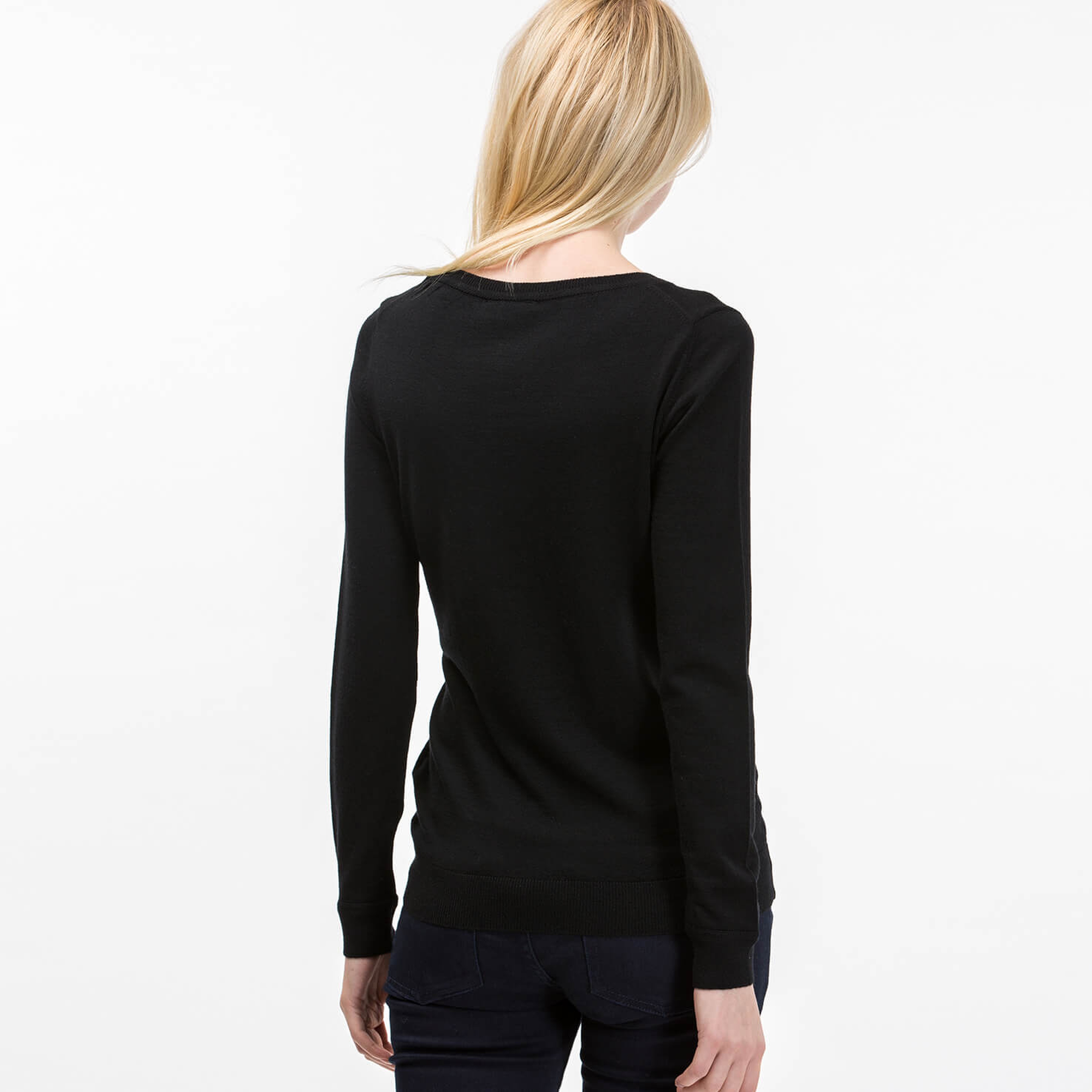 Lacoste Kadın Siyah Triko