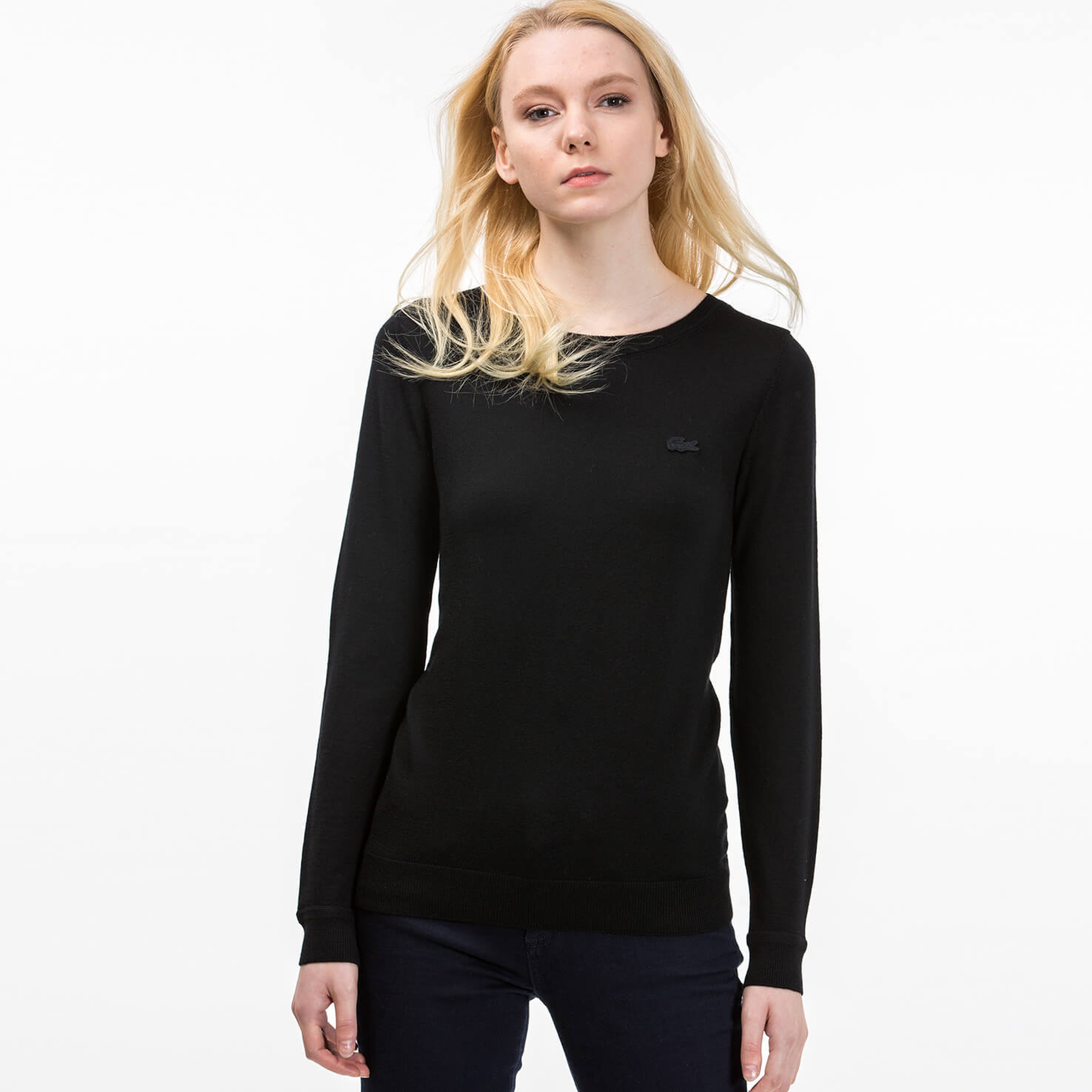 Lacoste Kadın Siyah Triko