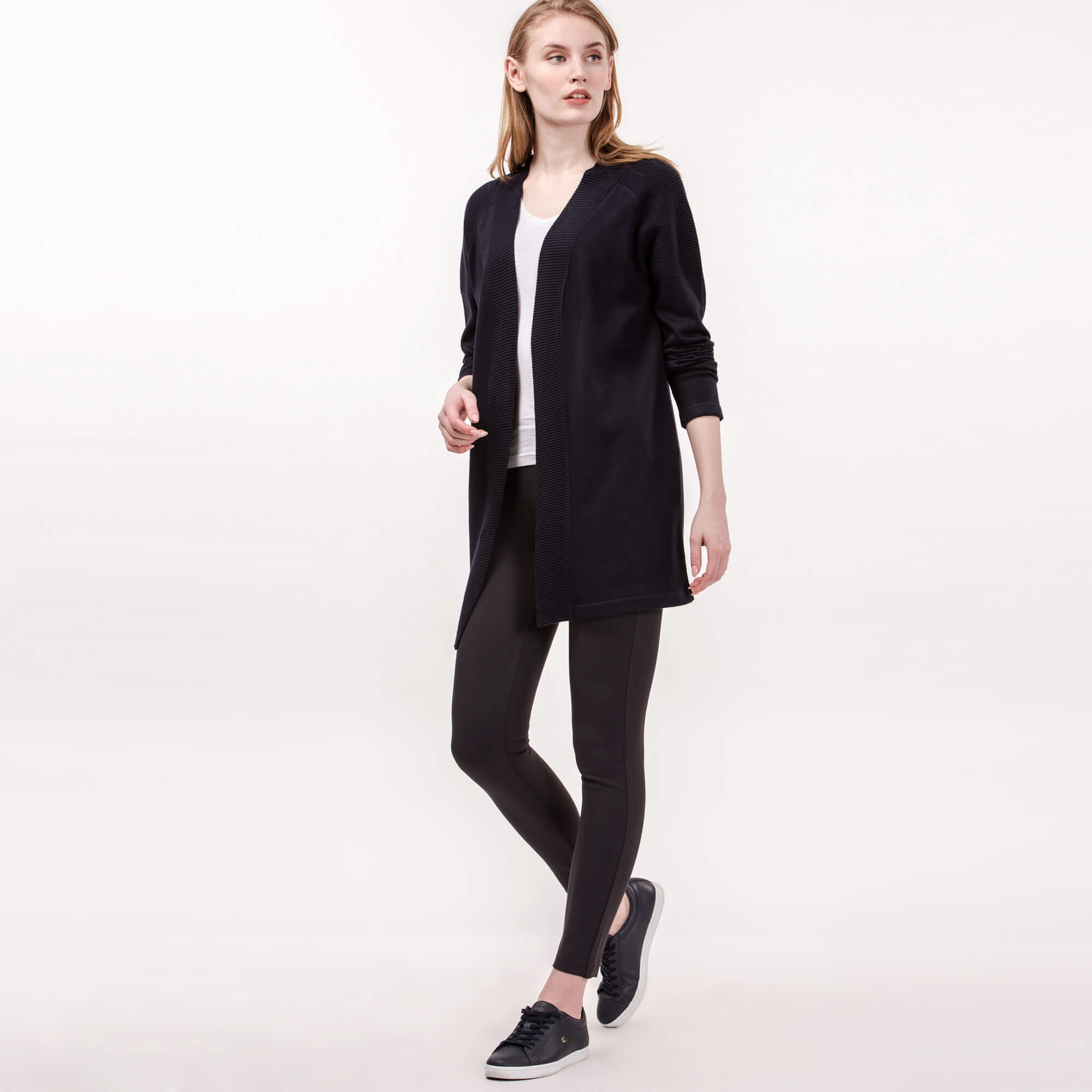 Lacoste Kadın Lacivert Triko Hırka