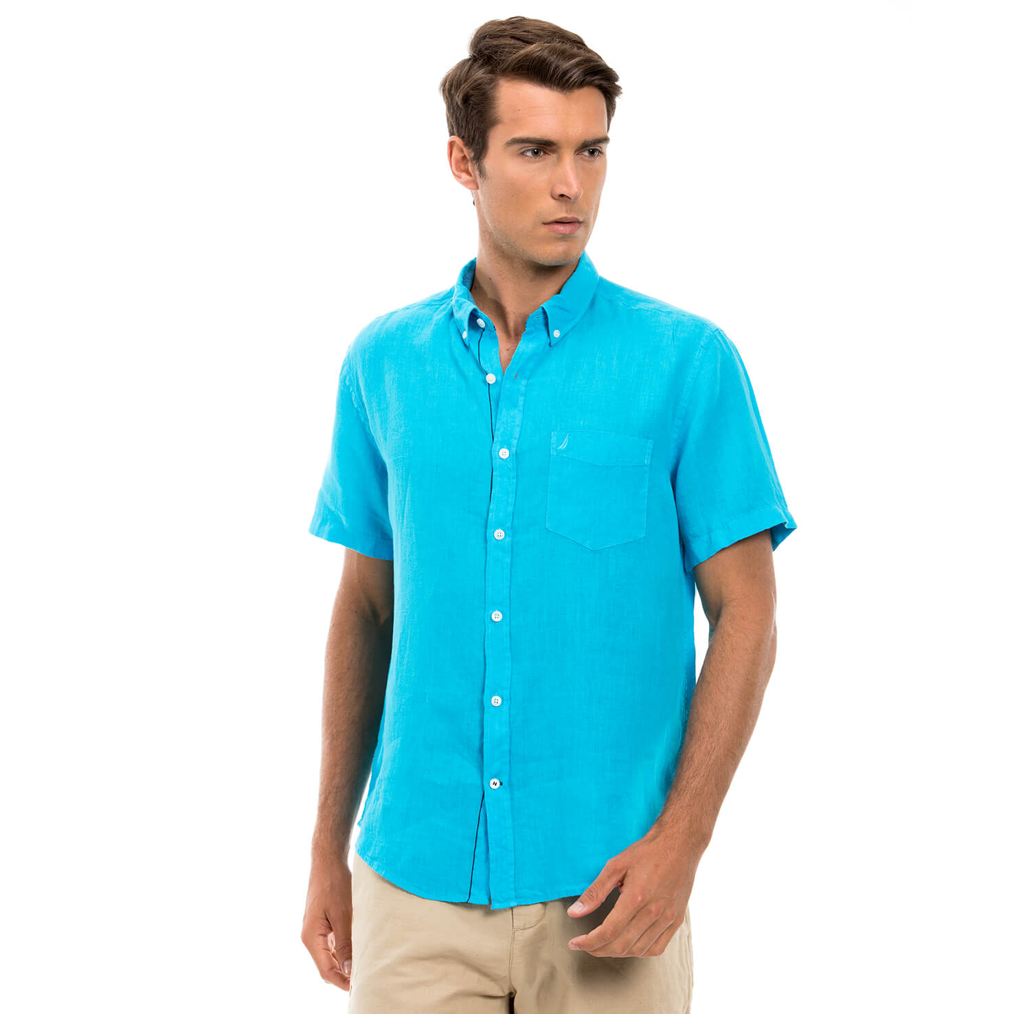 Nautica Erkek Mavi Gömlek