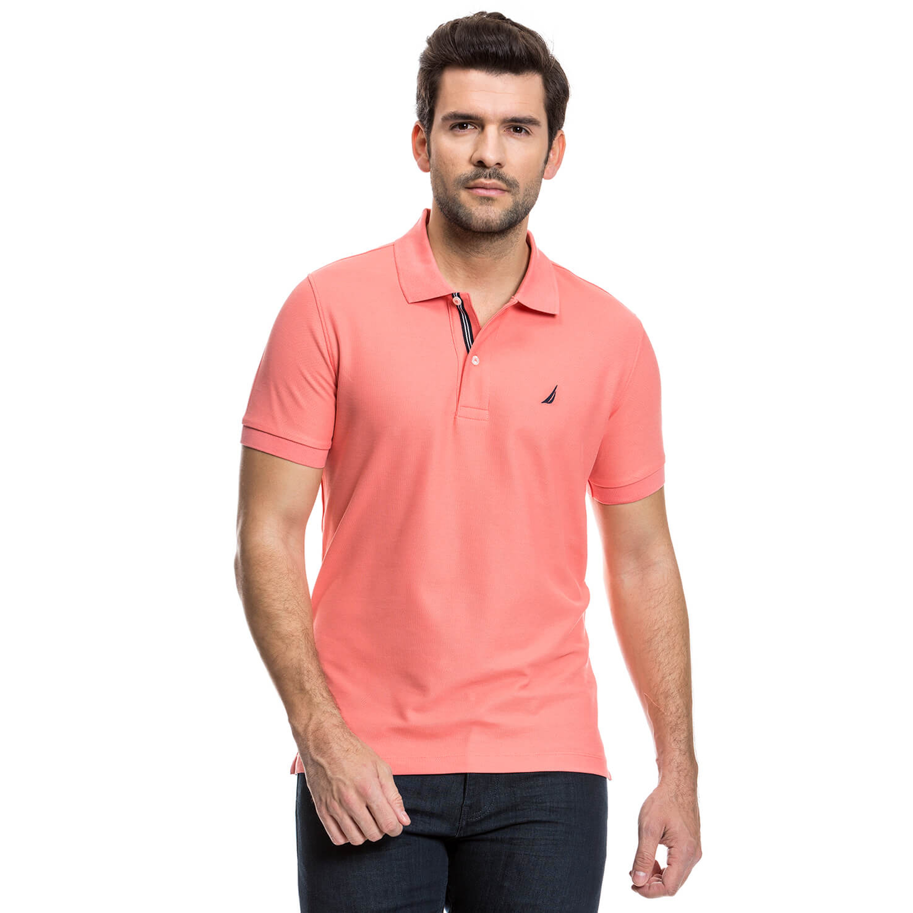 Nautica Erkek Pembe Klasik Fit Polo