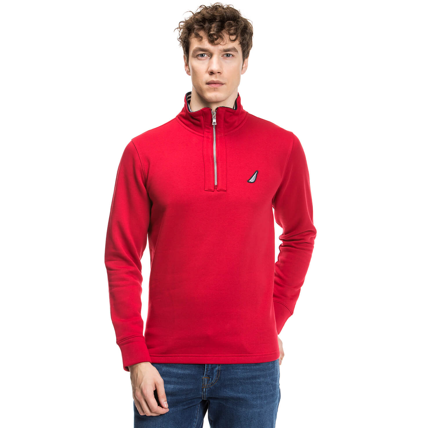 Nautica Erkek Kırmızı Sweatshirt