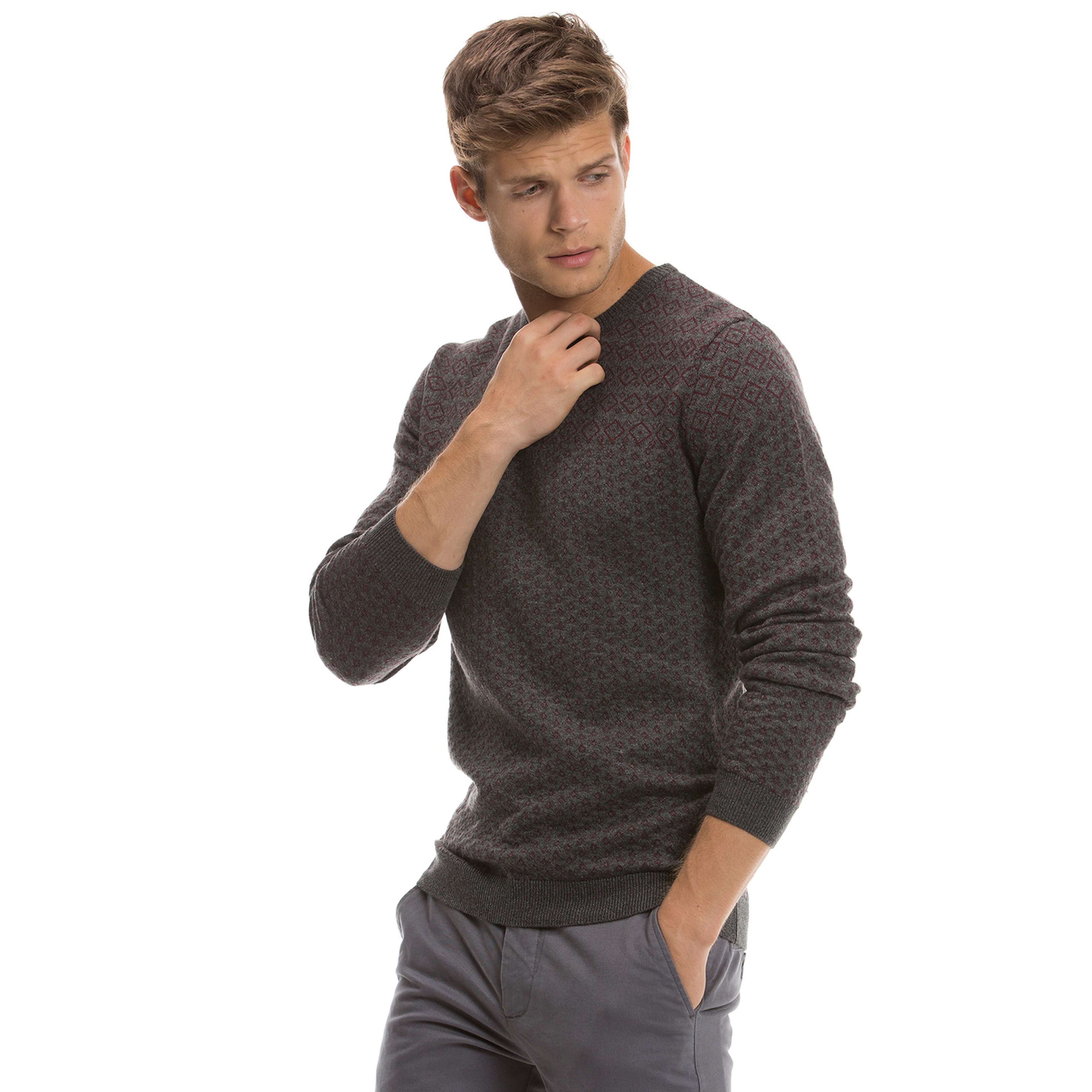 Nautica Erkek Siyah Regular Fit Triko