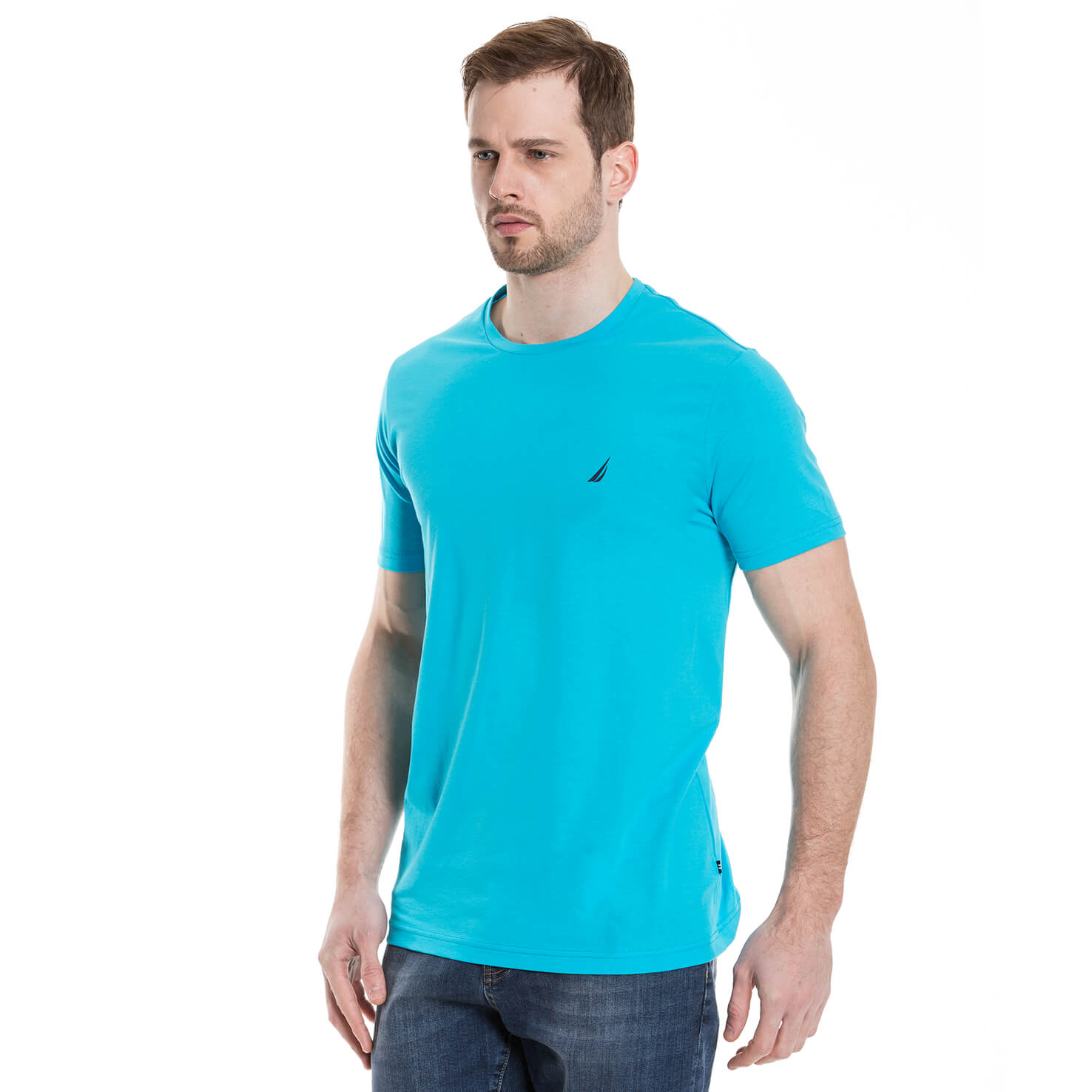 Nautica Erkek Mavi T-Shirt