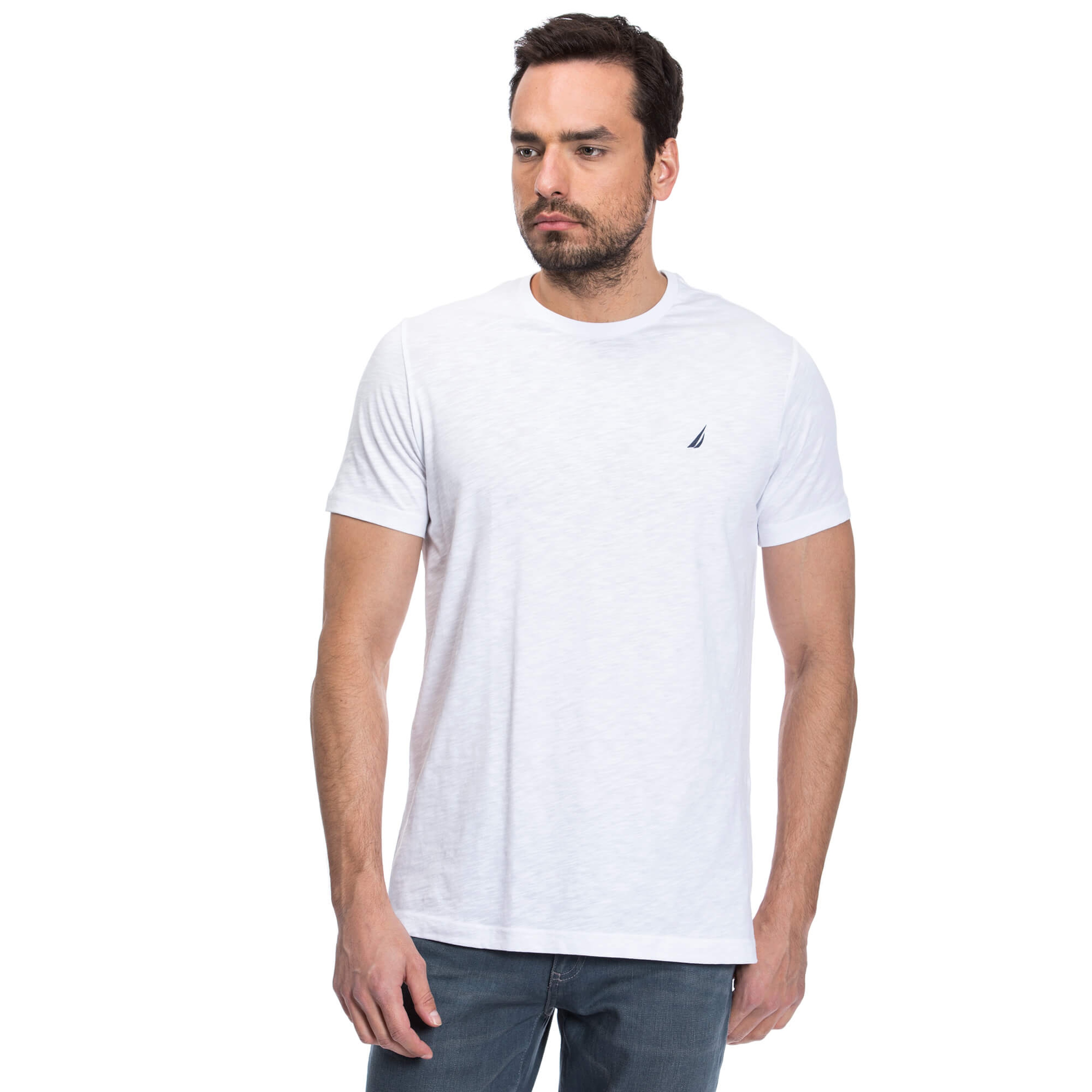 Nautica Erkek Beyaz T-Shirt