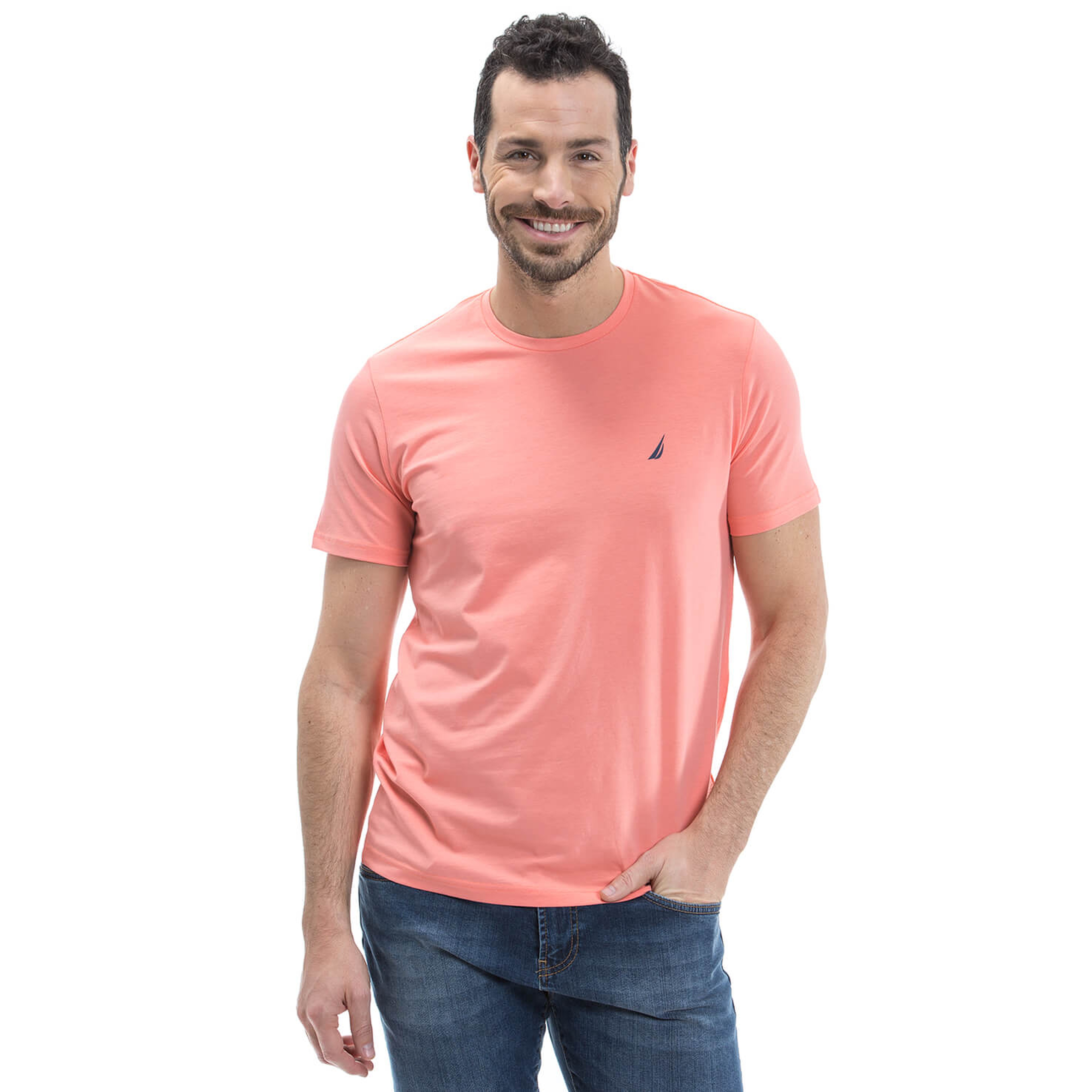 Nautica Erkek Pembe T-Shirt