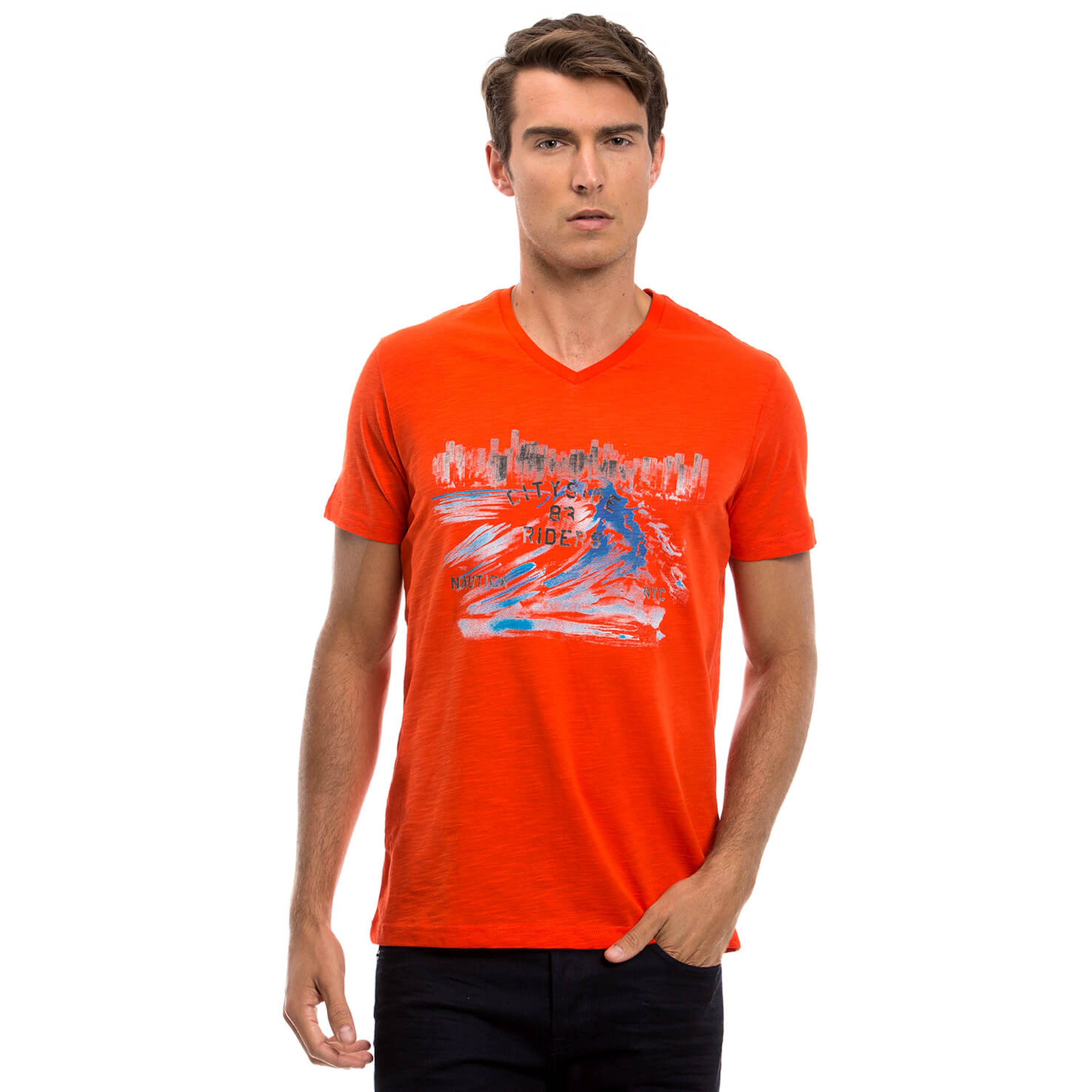Nautica Erkek Turuncu T-Shirt