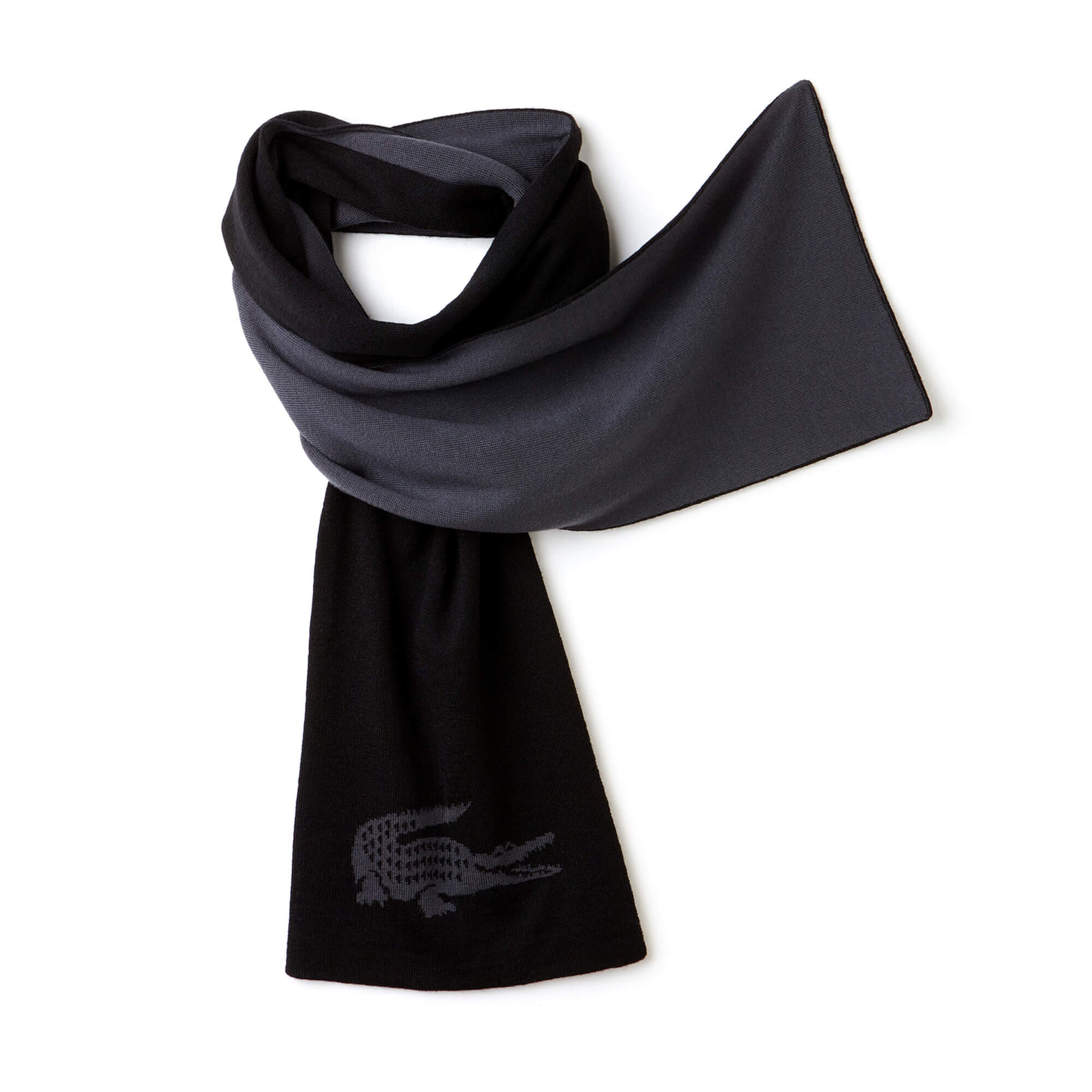 Lacoste Erkek Siyah Atkı