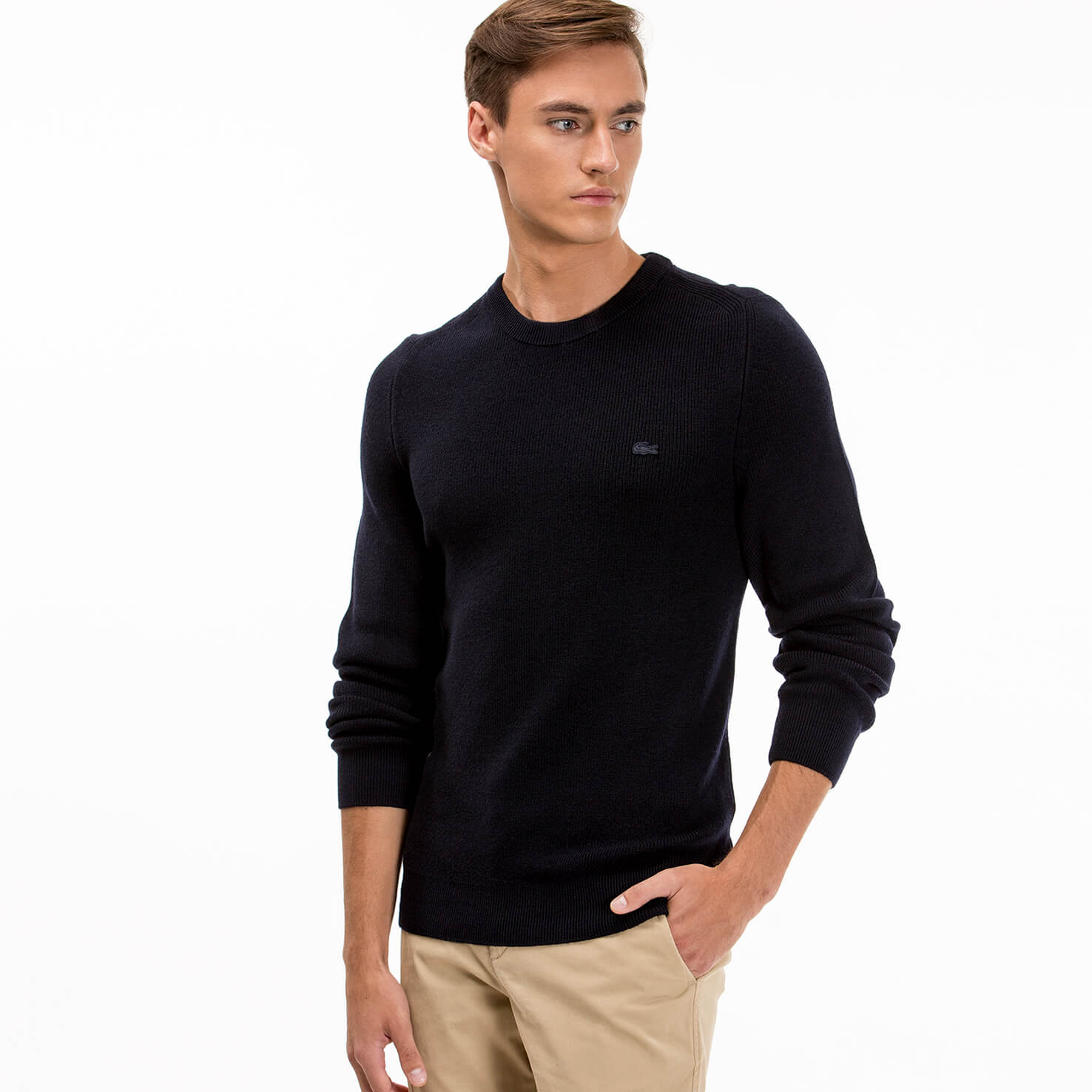 Lacoste Erkek Lacivert Triko