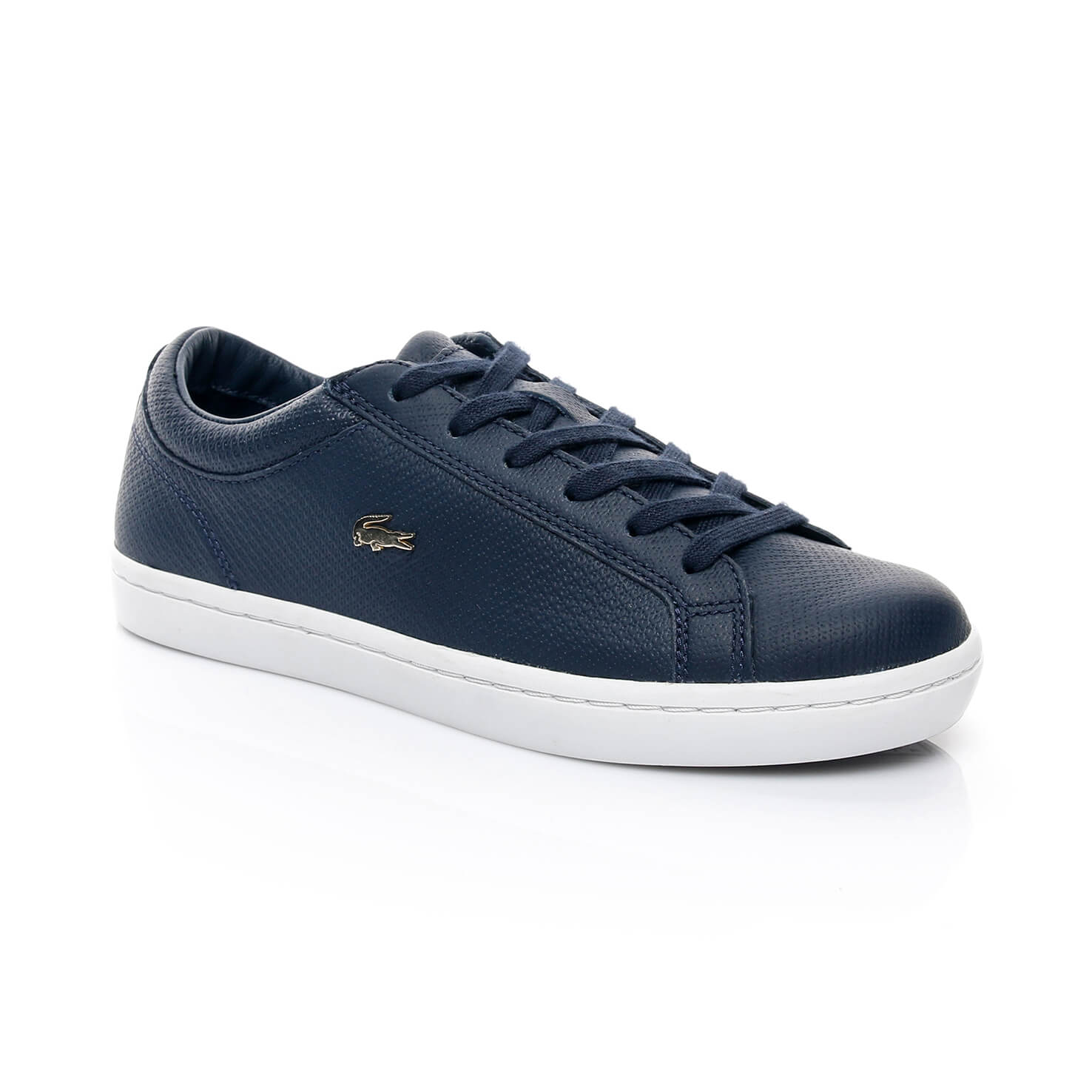 Lacoste Straightset Kadın Lacivert Sneaker