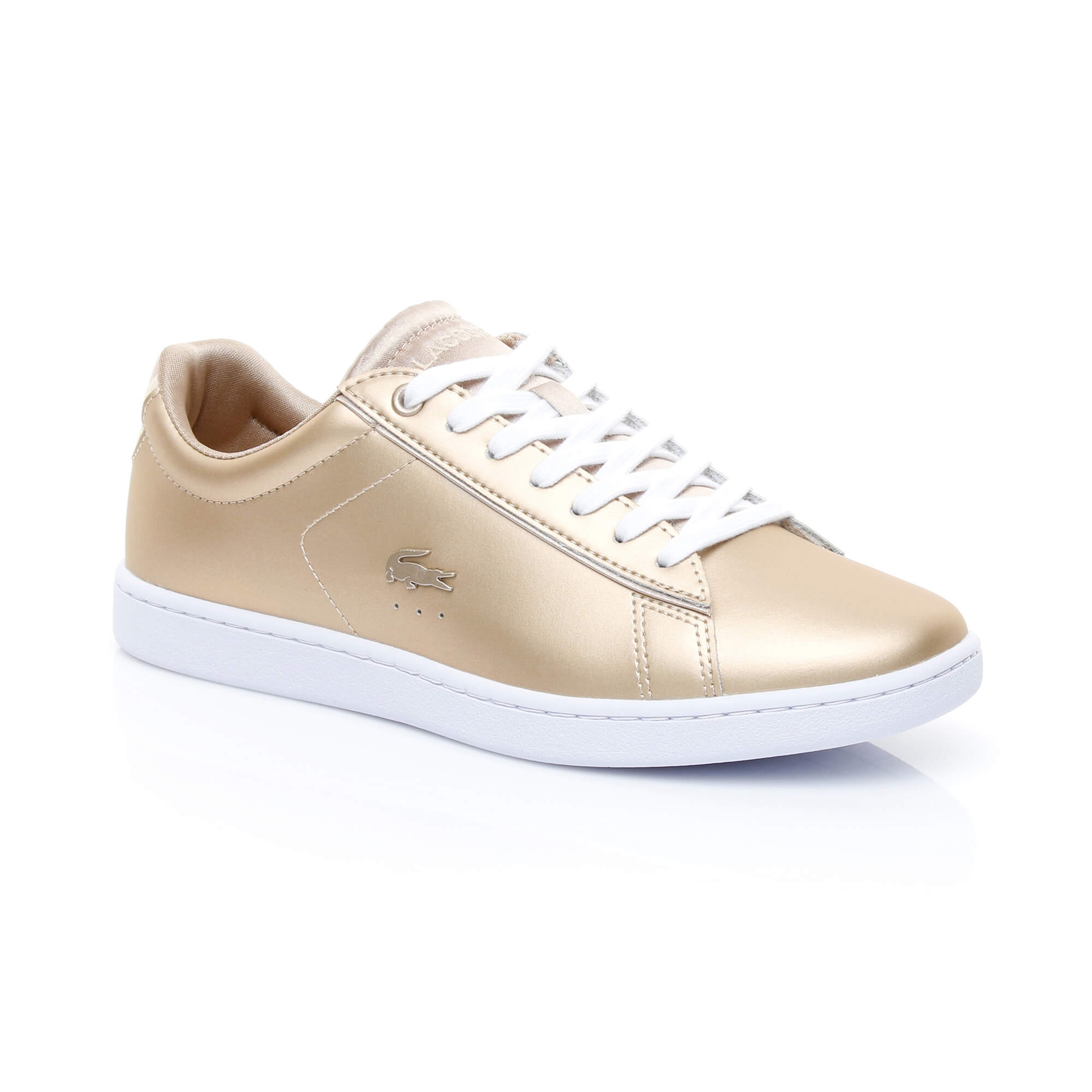 Lacoste Carnaby Evo Kadın Altın Sneaker