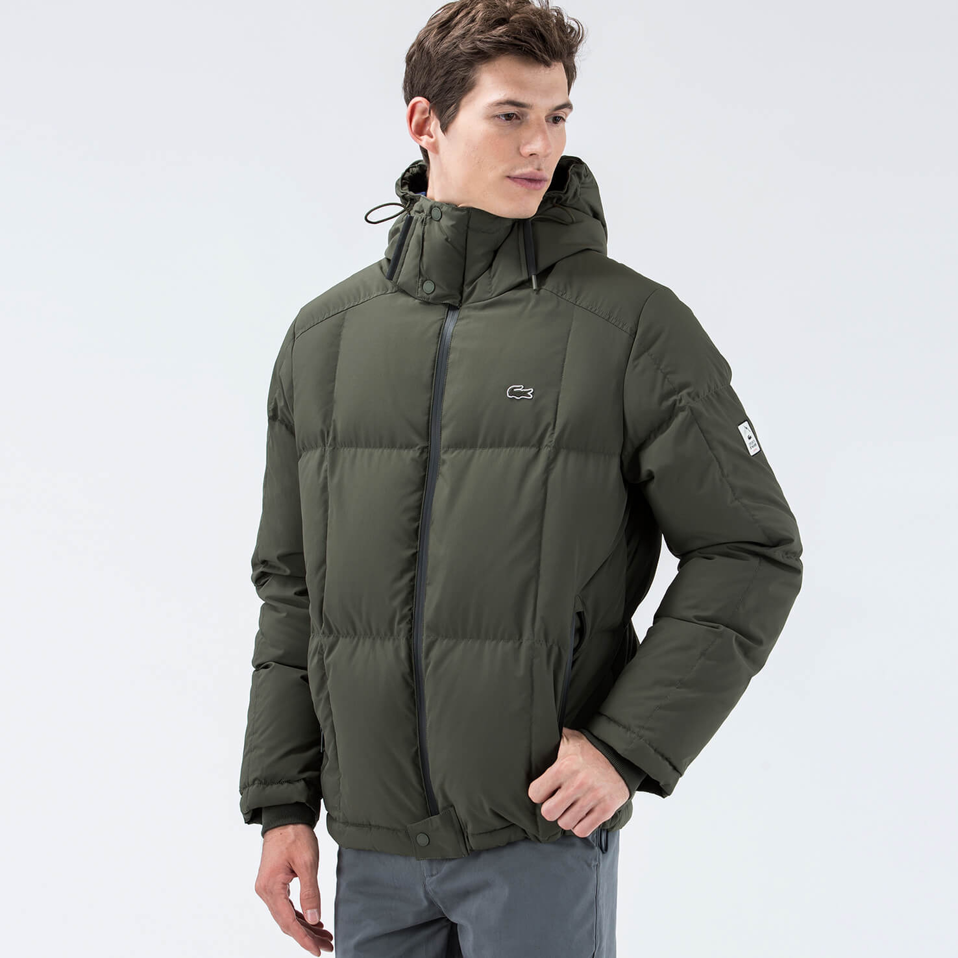 Lacoste Erkek Yeşil Mont