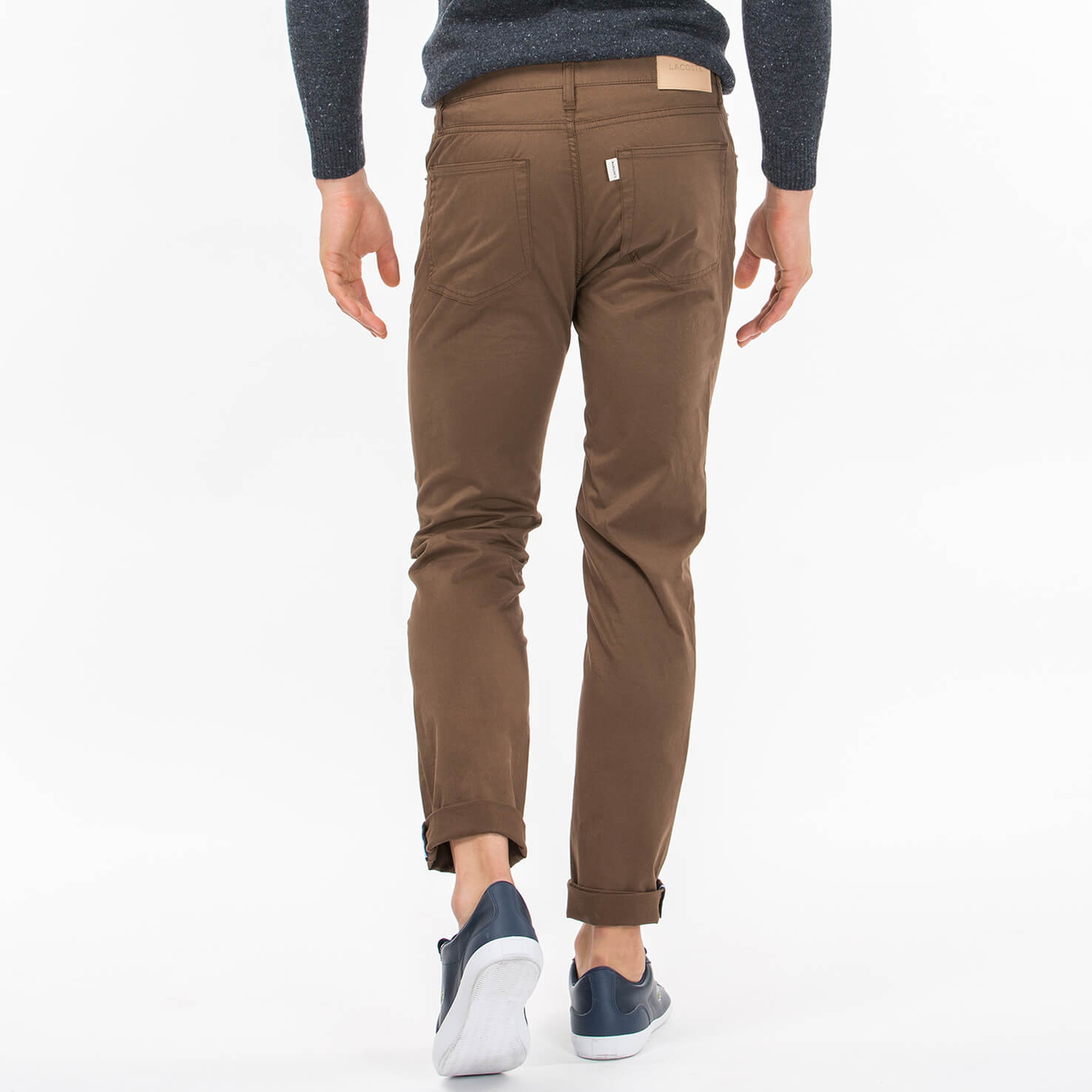 Lacoste Erkek Slim Fit Kahverengi Pantolon
