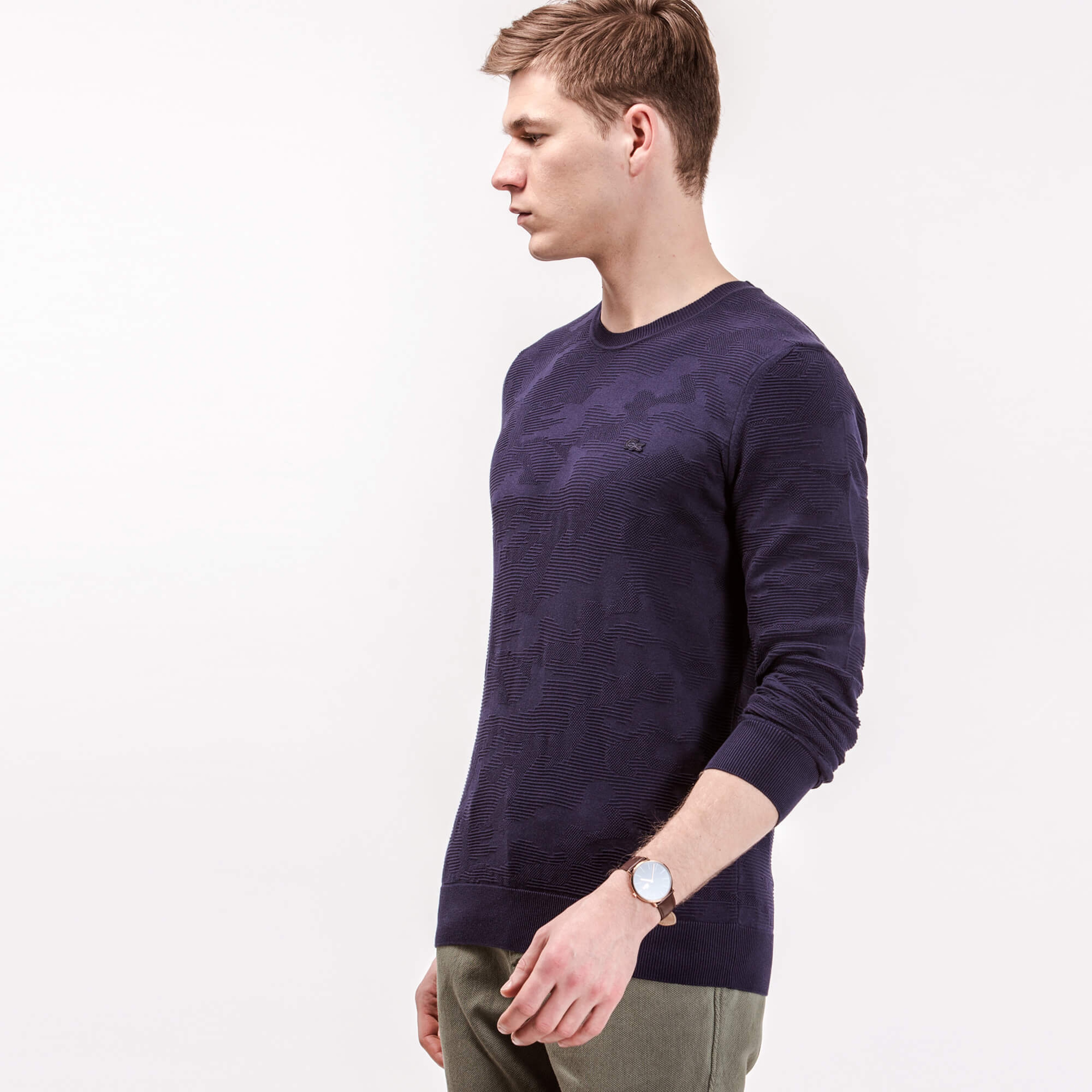 Lacoste Erkek Lacivert Triko