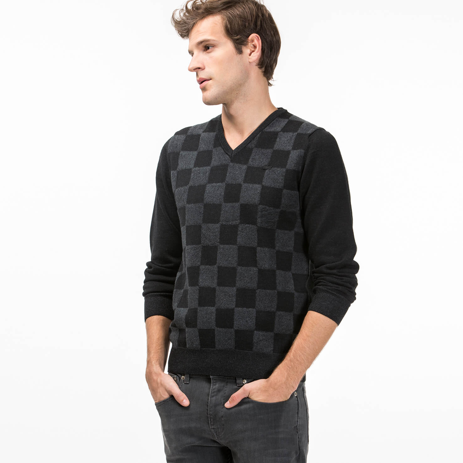 Lacoste Erkek Siyah Triko