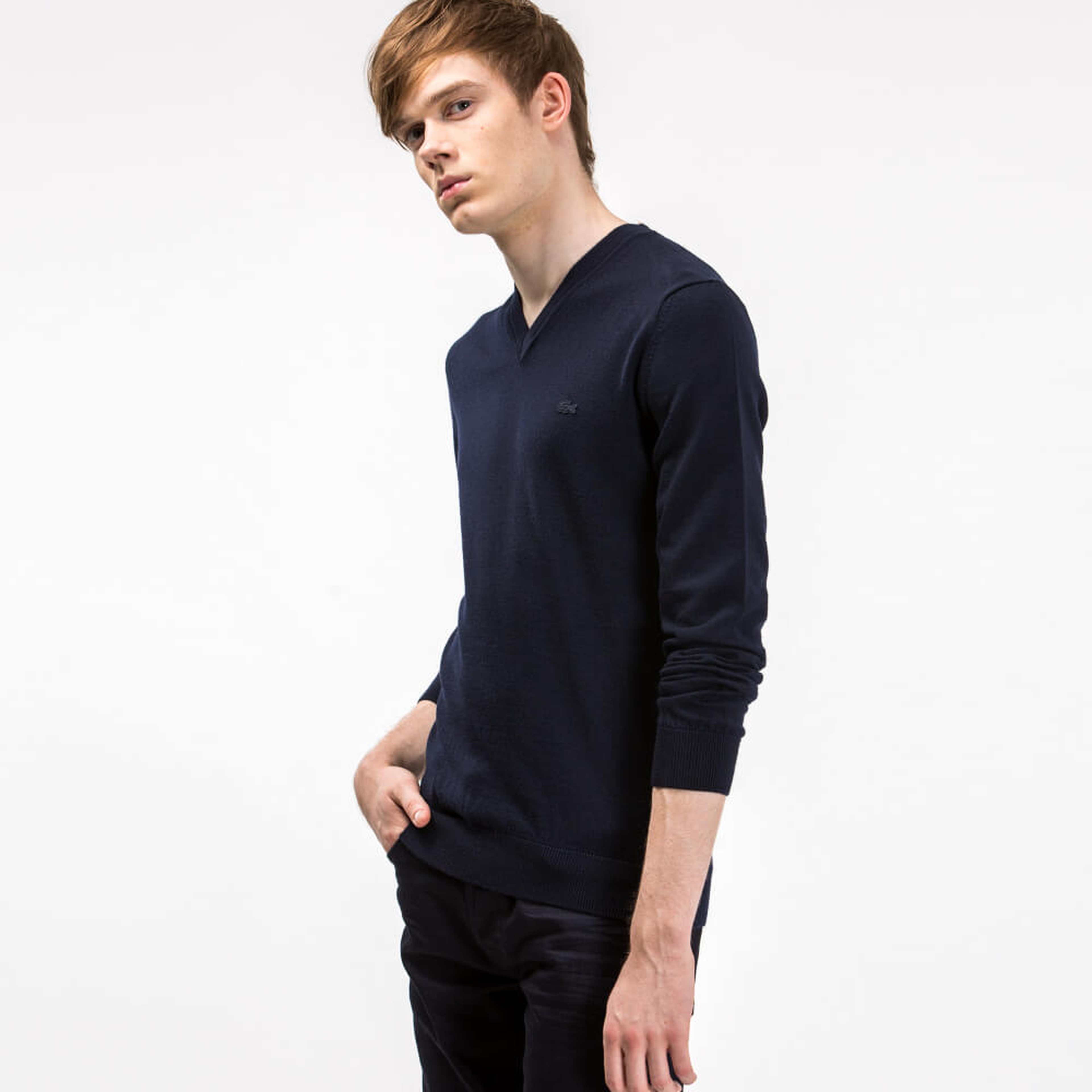 Lacoste Erkek Lacivert Triko