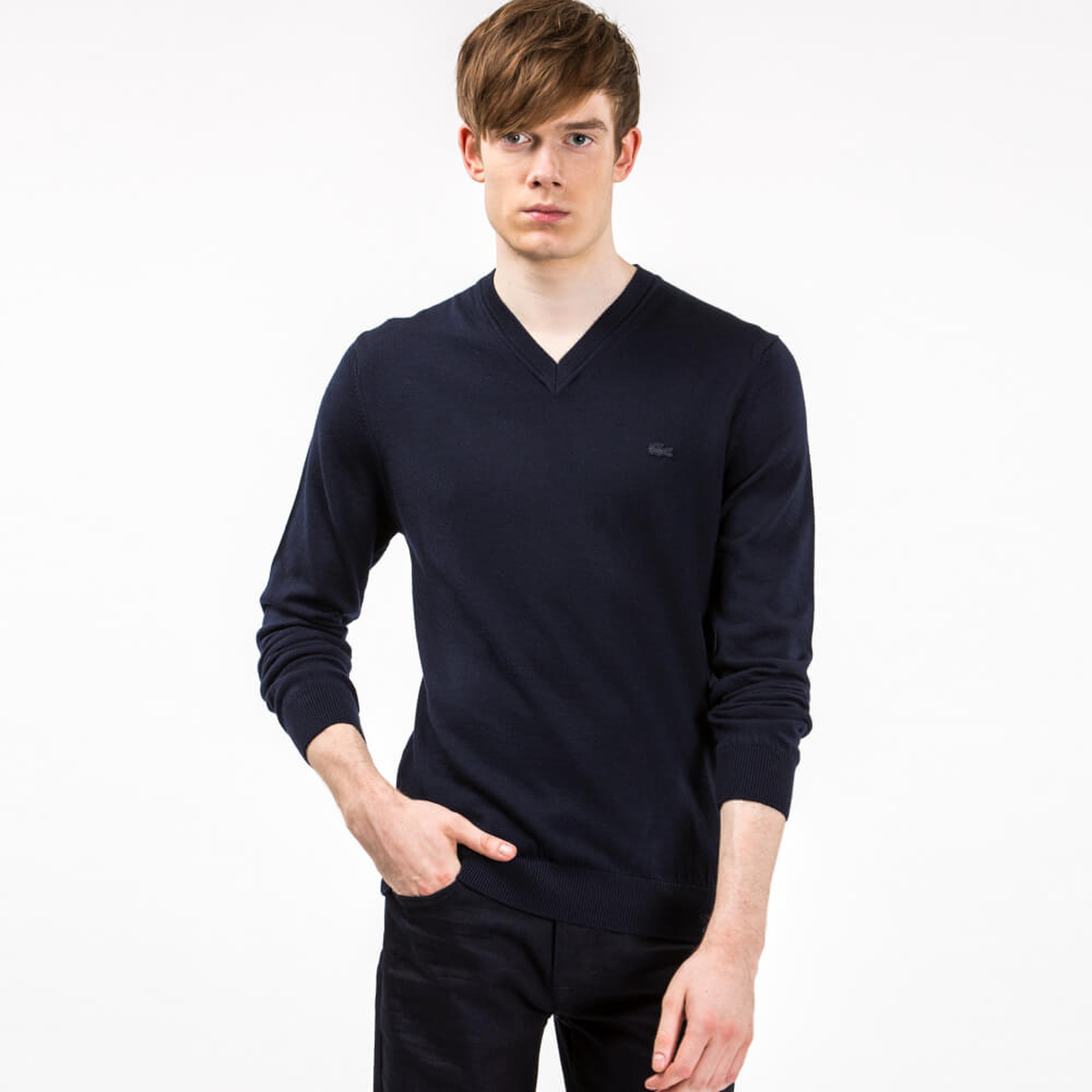 Lacoste Erkek Lacivert Triko