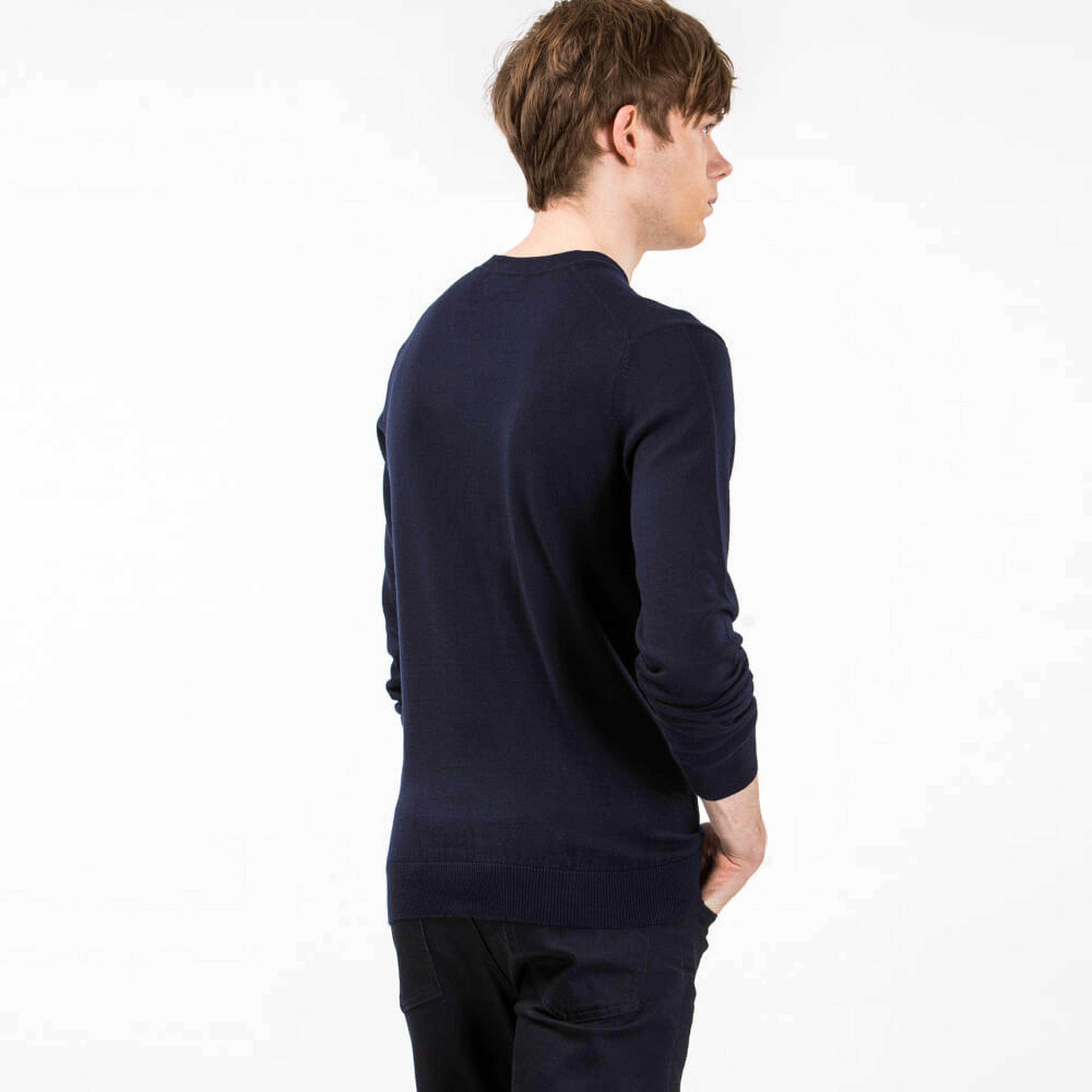 Lacoste Erkek Lacivert Triko