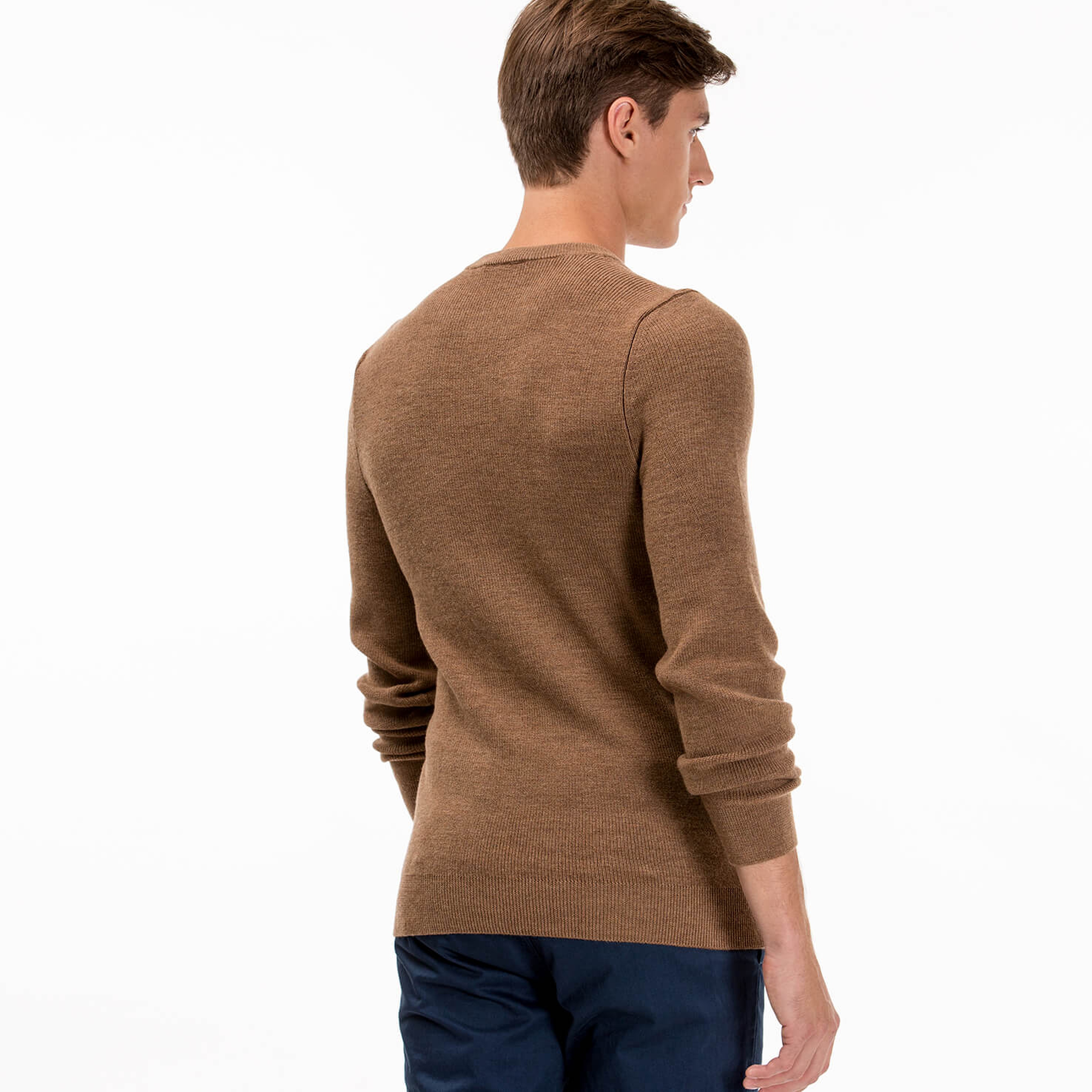 Lacoste Erkek Kahverengi Triko