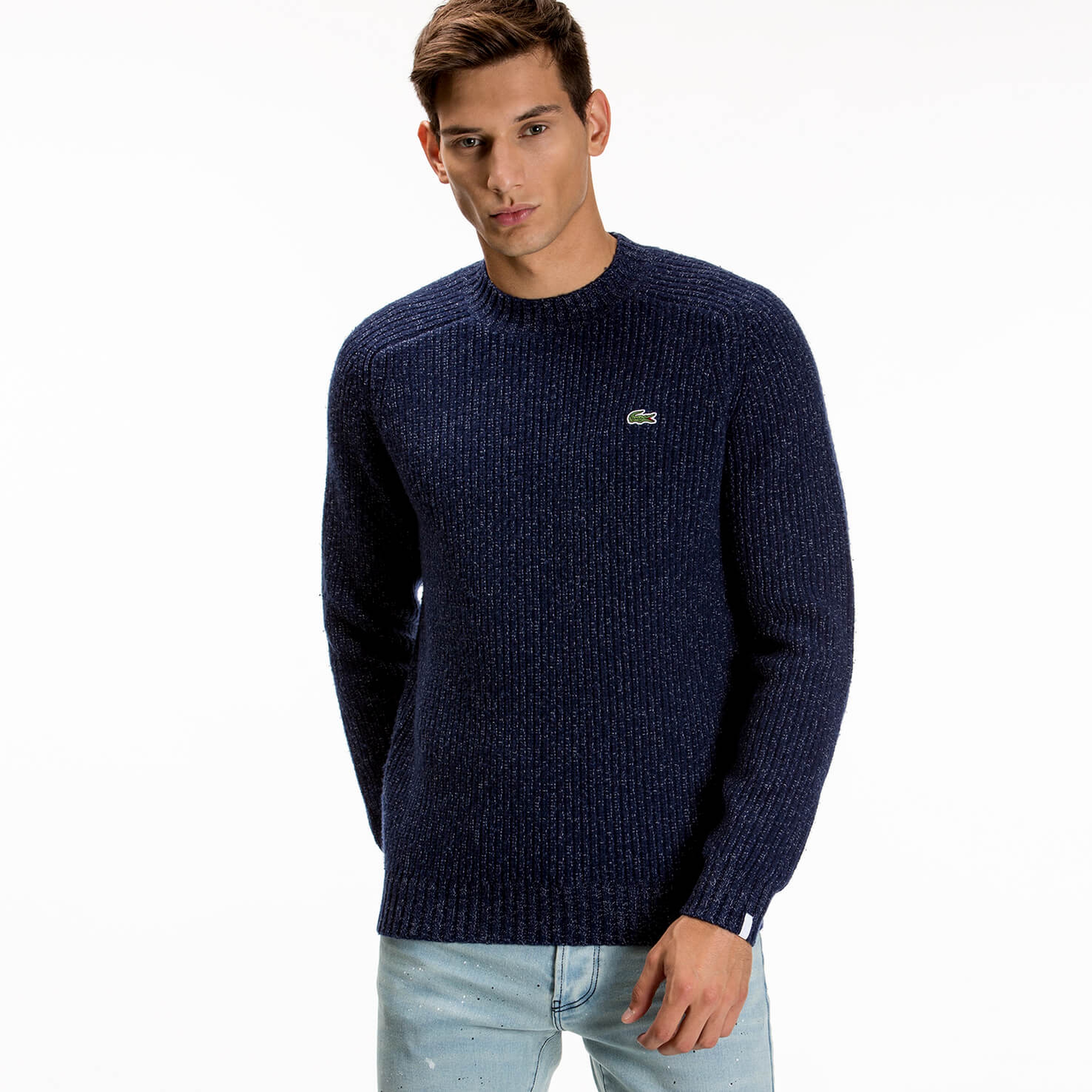 Lacoste Erkek Lacivert Triko