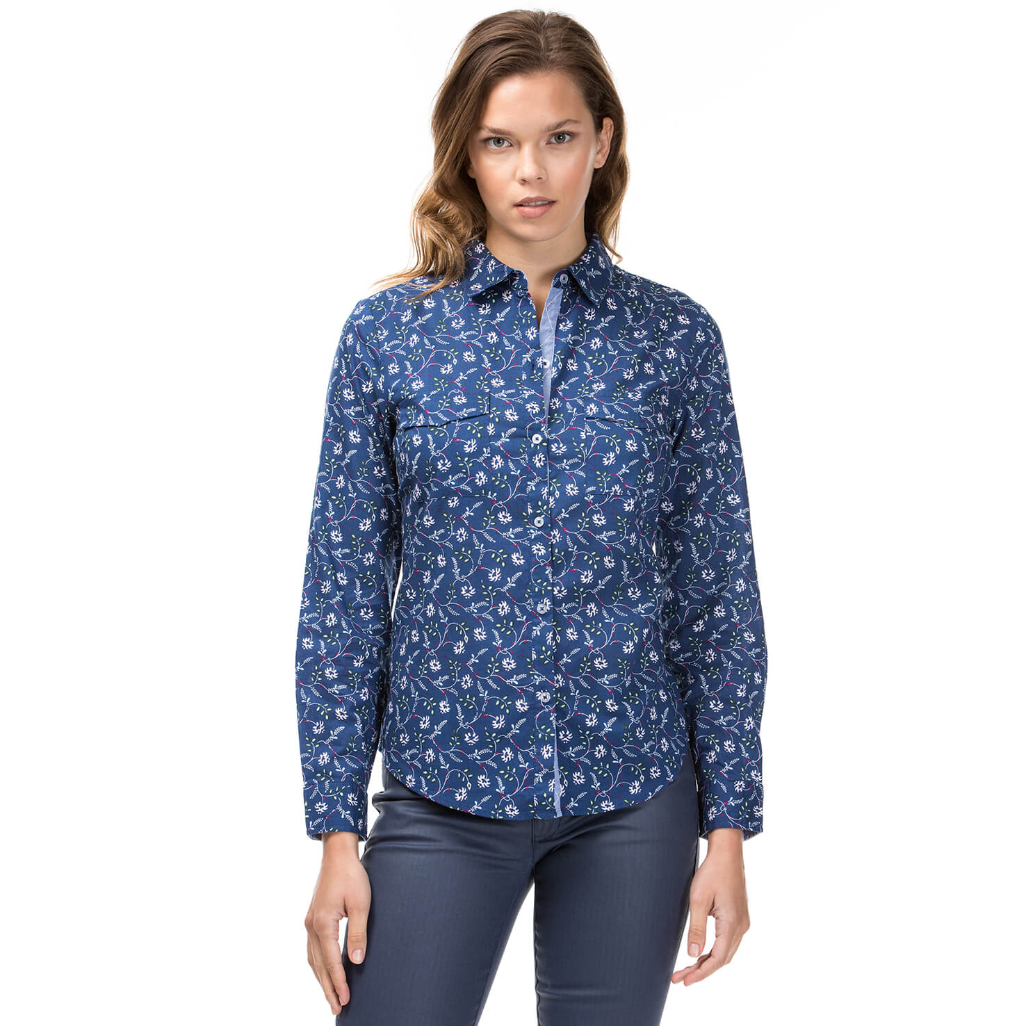 Nautica Kadın Mavi Gömlek