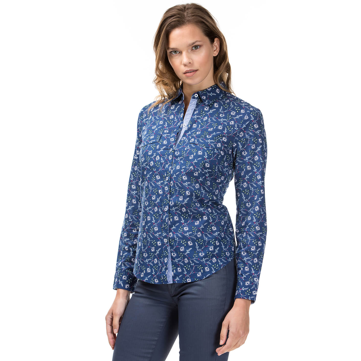 Nautica Kadın Mavi Gömlek