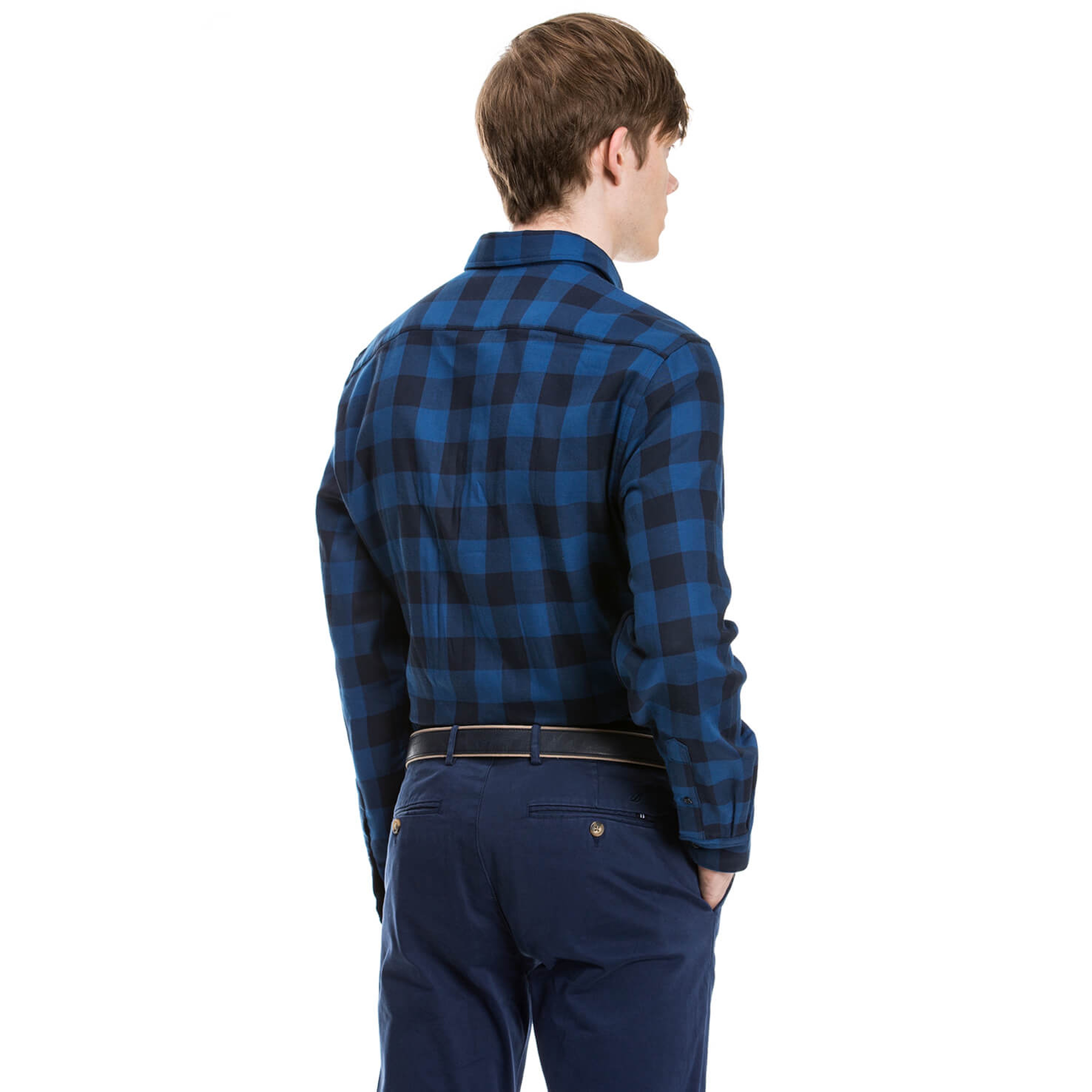 Nautica Erkek Lacivert Regular Fit Gömlek