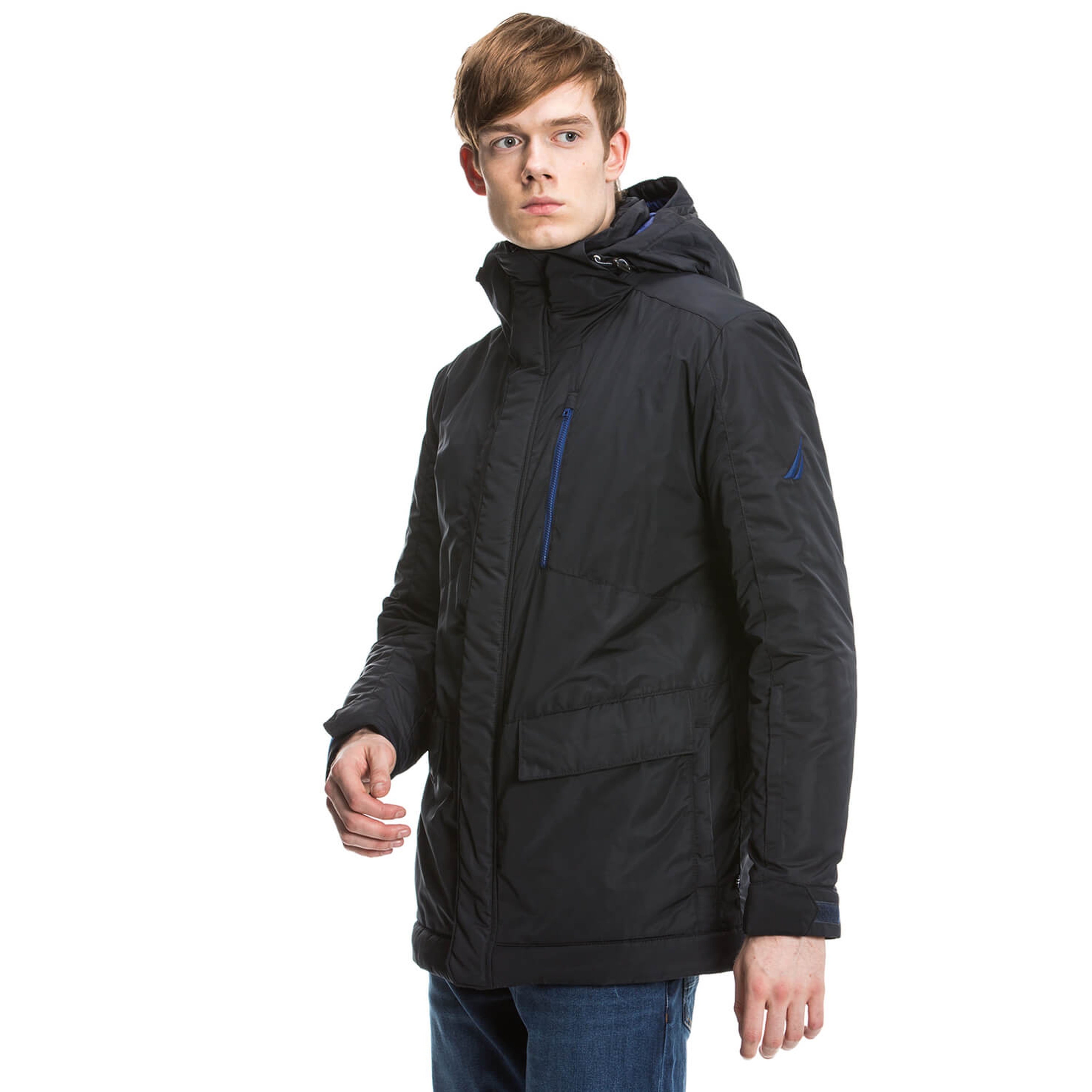 Nautica Erkek Lacivert Regular Fit Mont