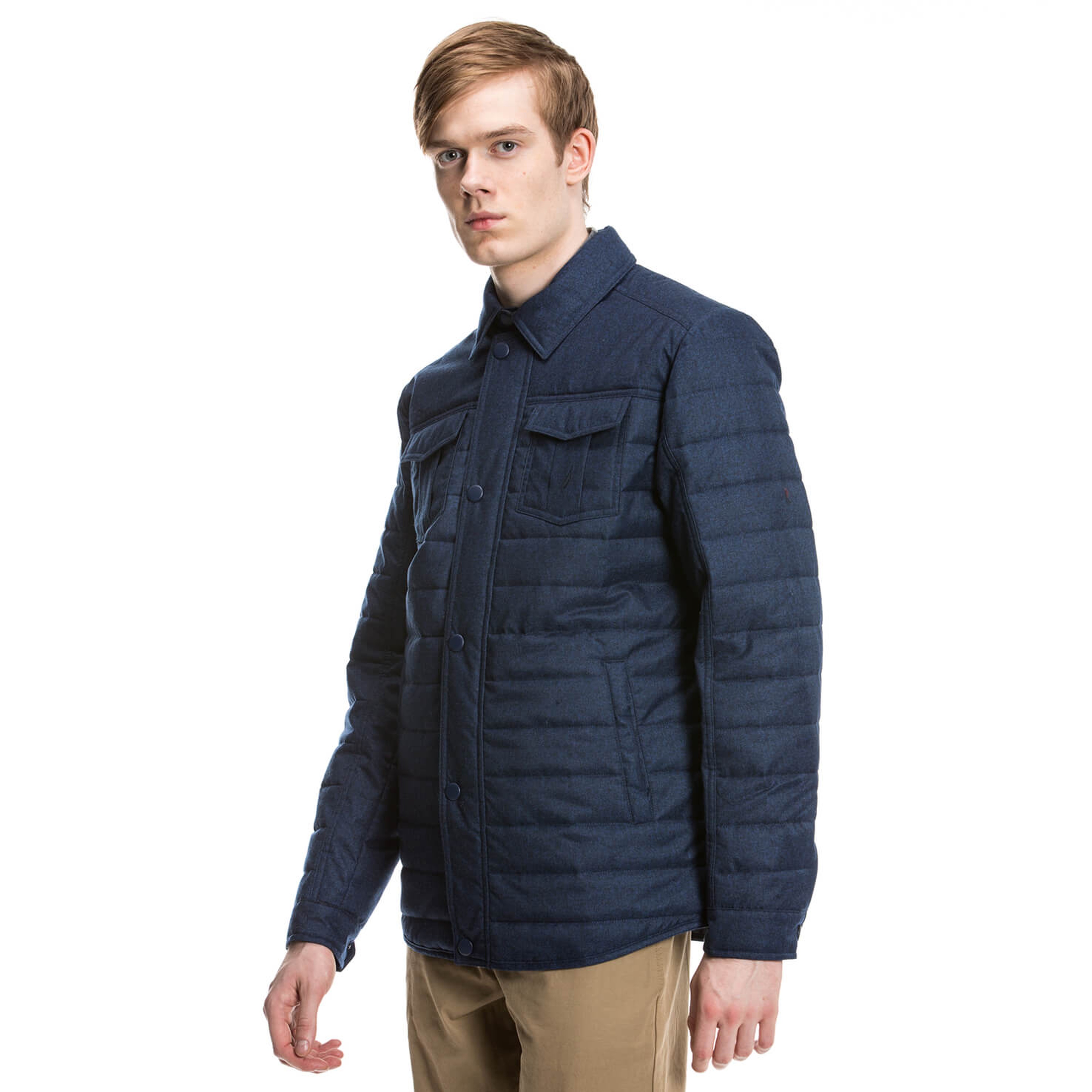 Nautica Erkek Lacivert Regular Fit Mont