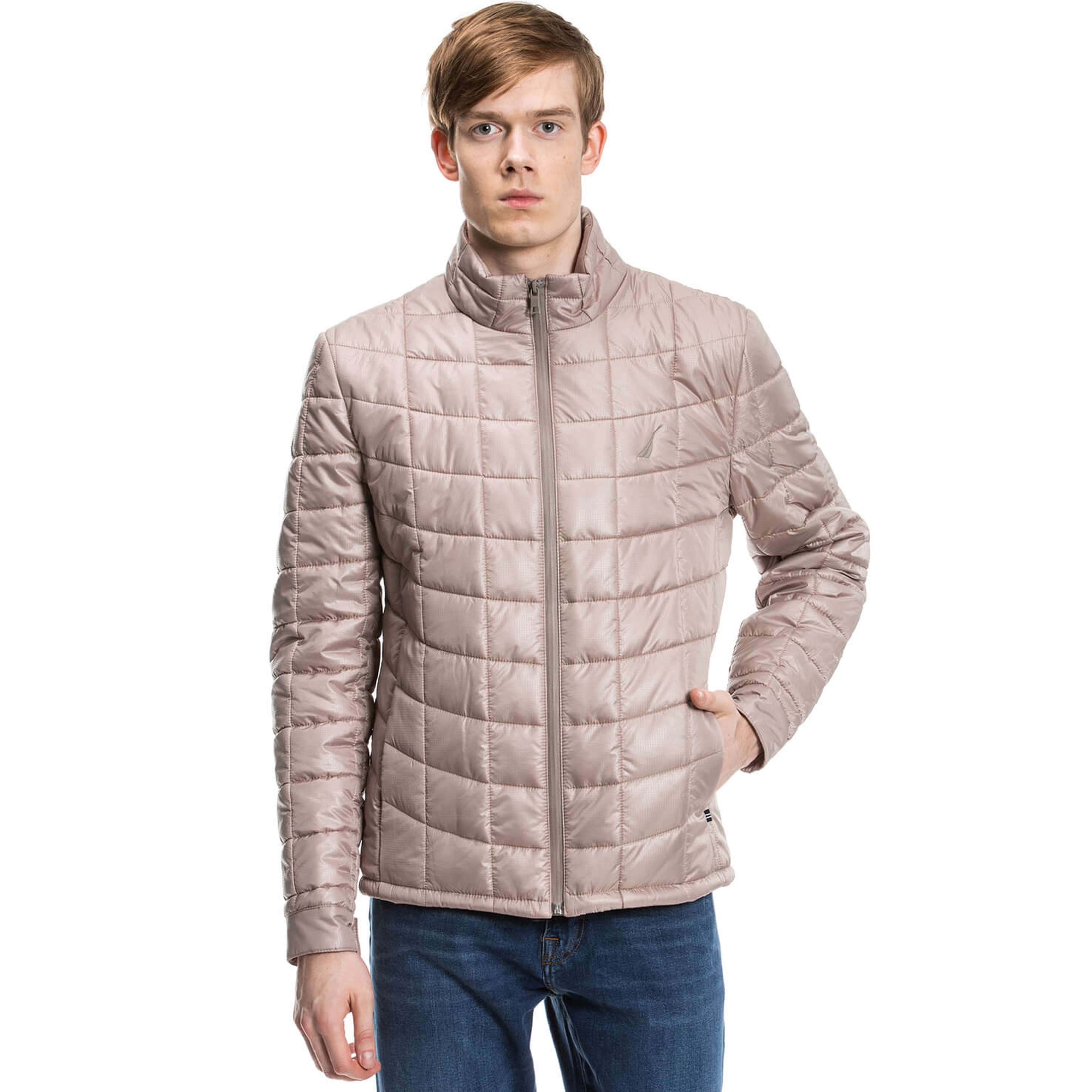 Nautica Erkek Bej Regular Fit Mont