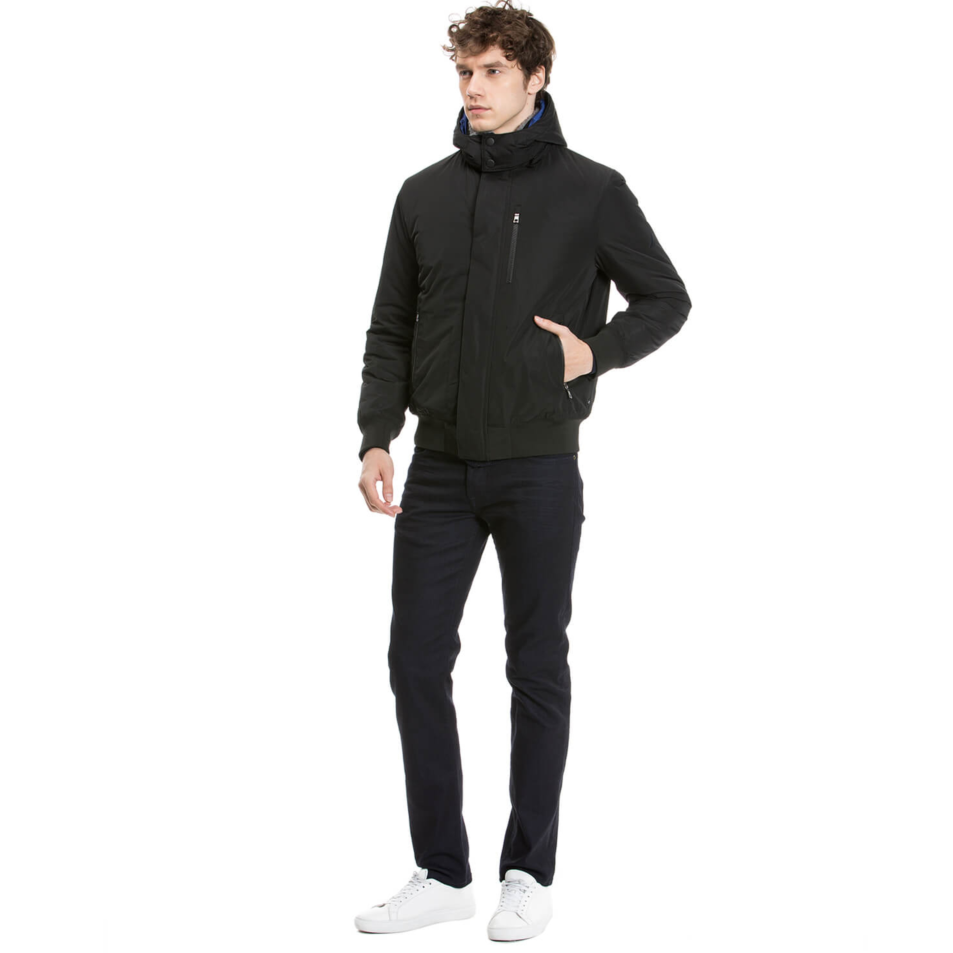 Nautica Erkek Siyah Regular Fit Mont