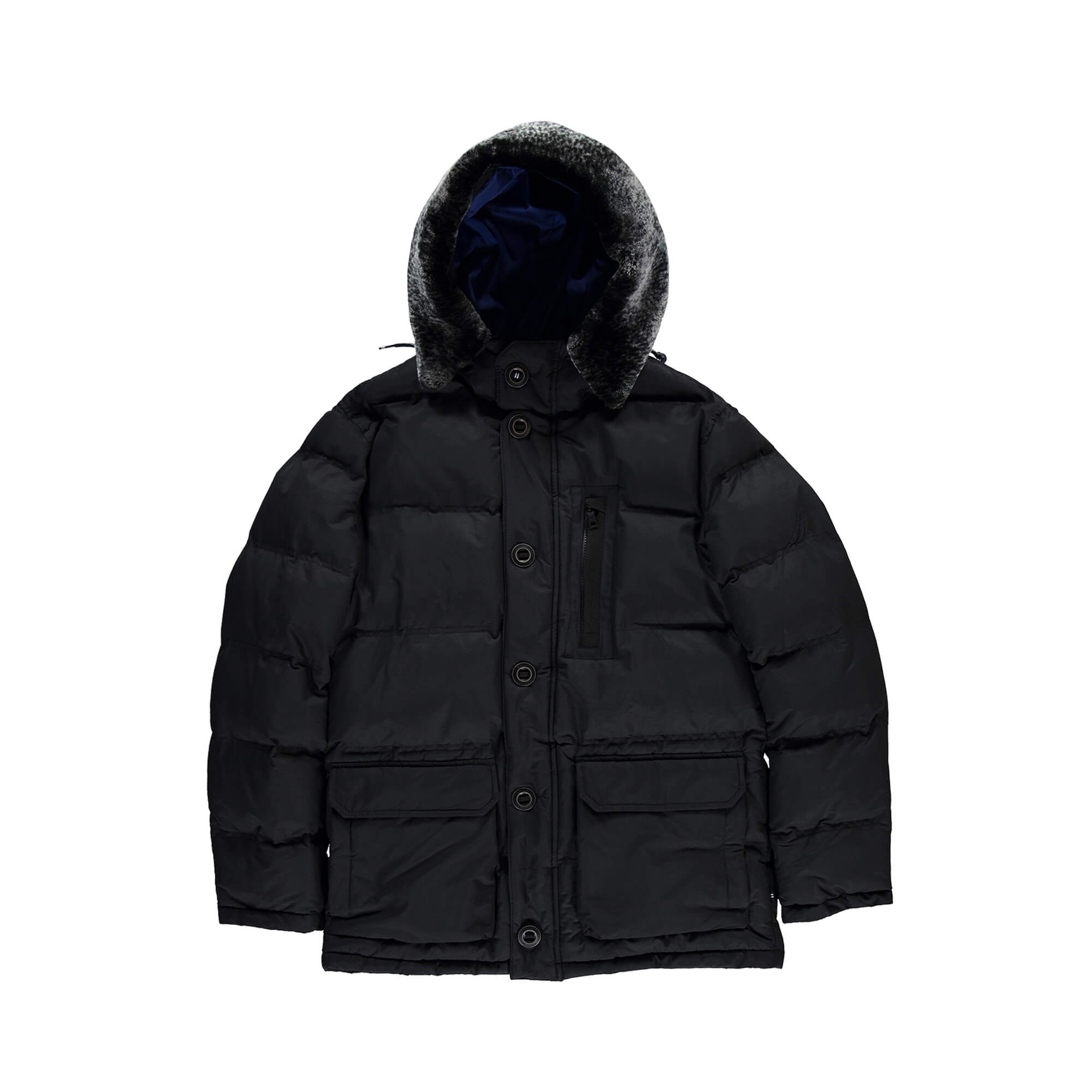 Nautica Erkek Siyah Regular Fit Mont