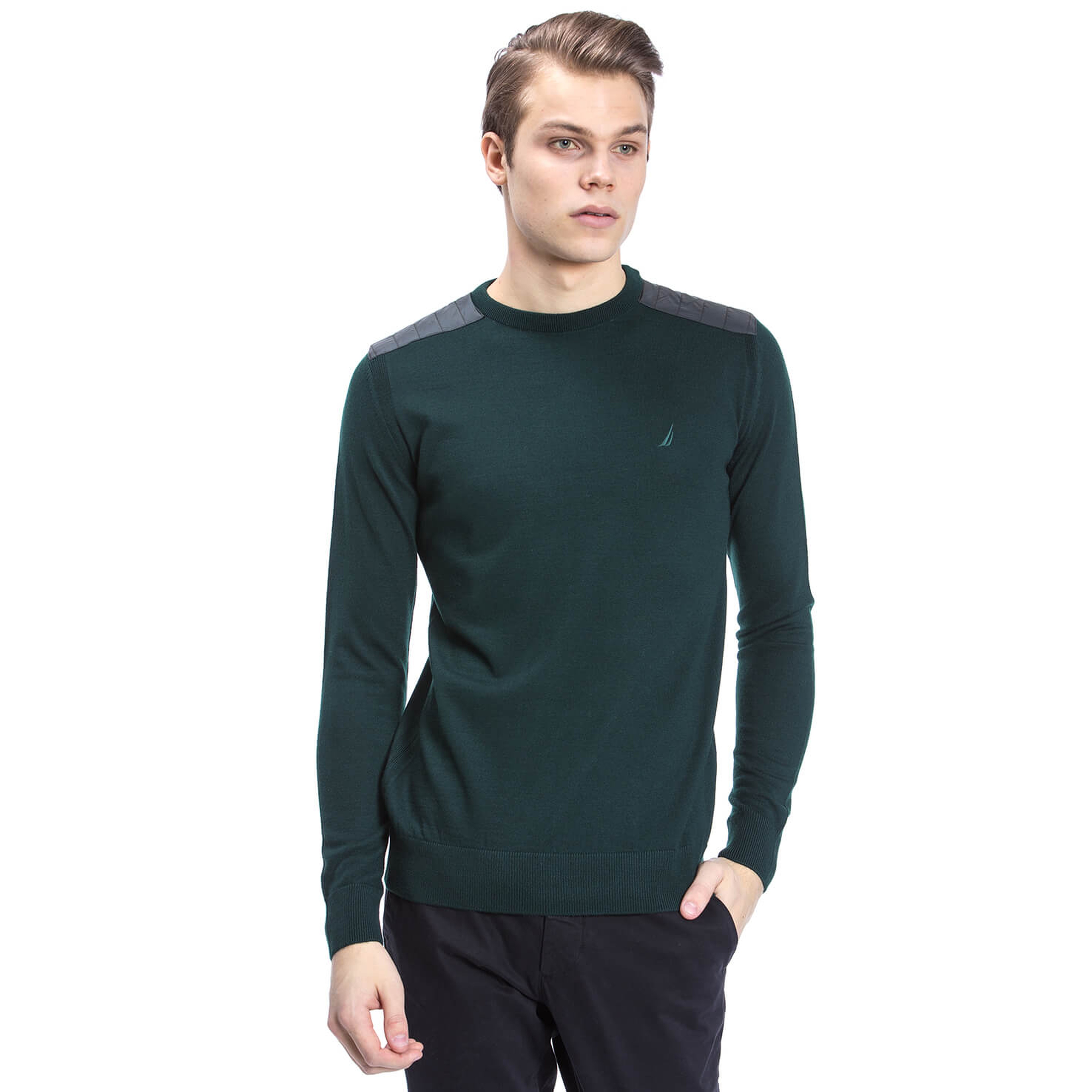 Nautica Erkek Yeşil Triko