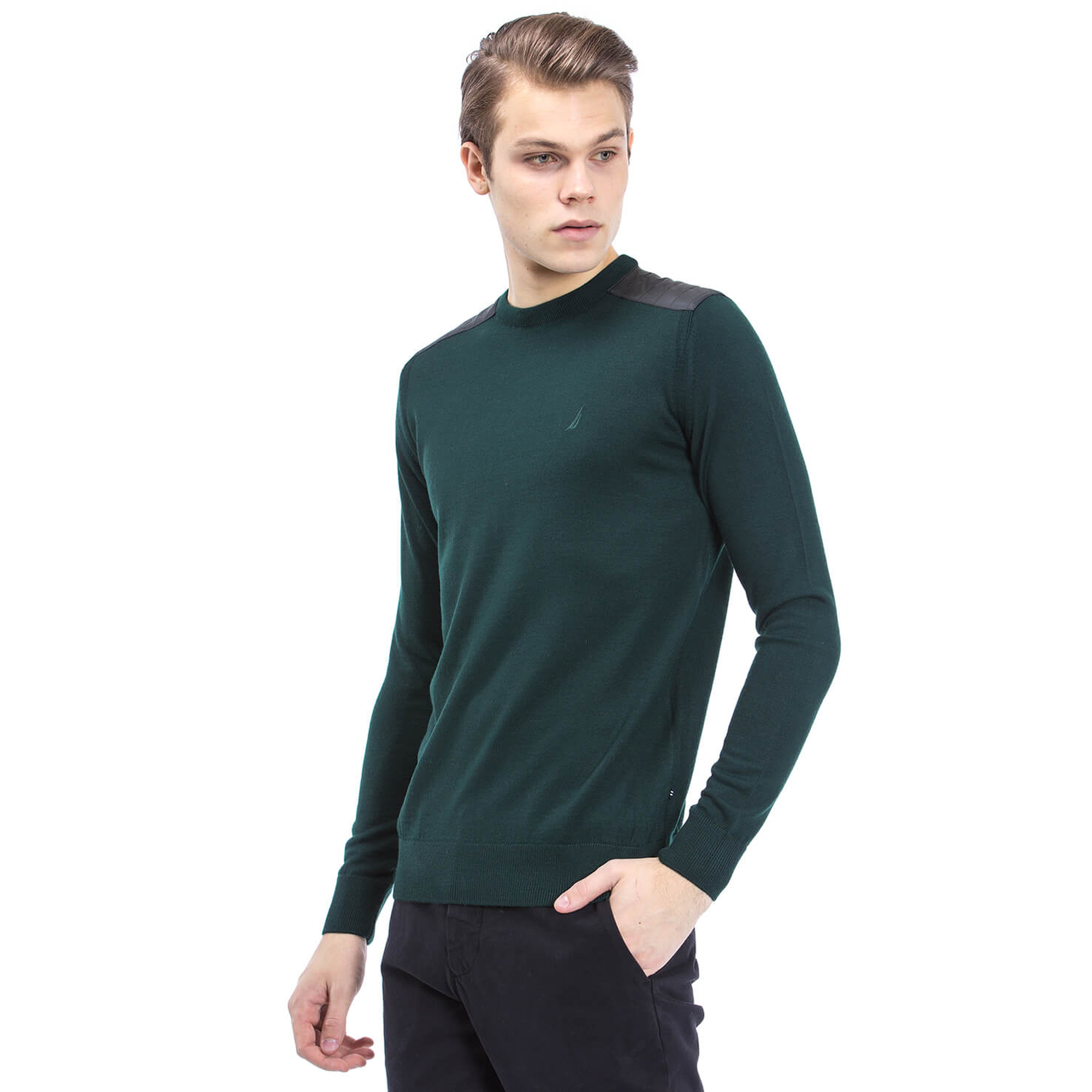 Nautica Erkek Yeşil Triko