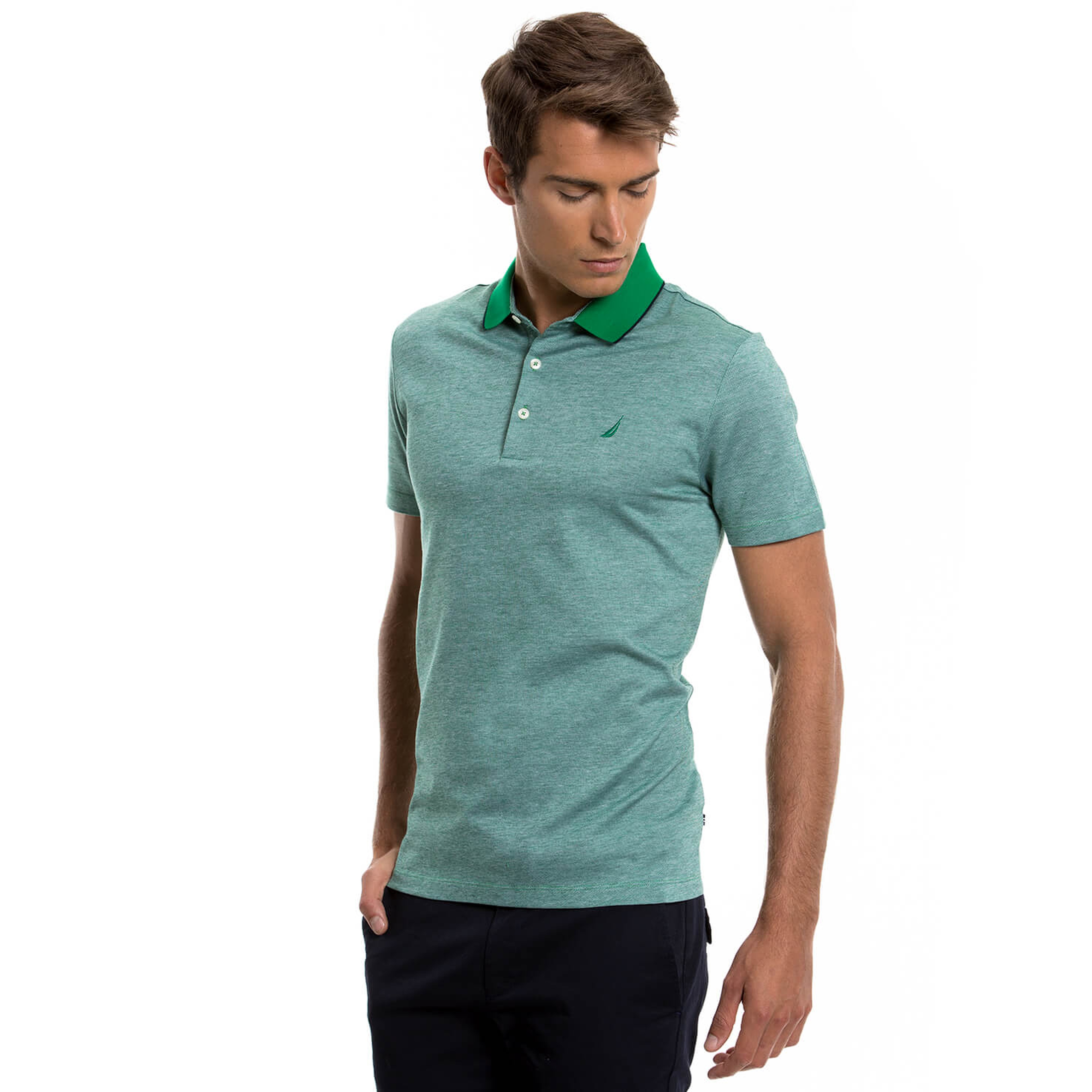 Kısa Kollu Erkek Yeşil Polo