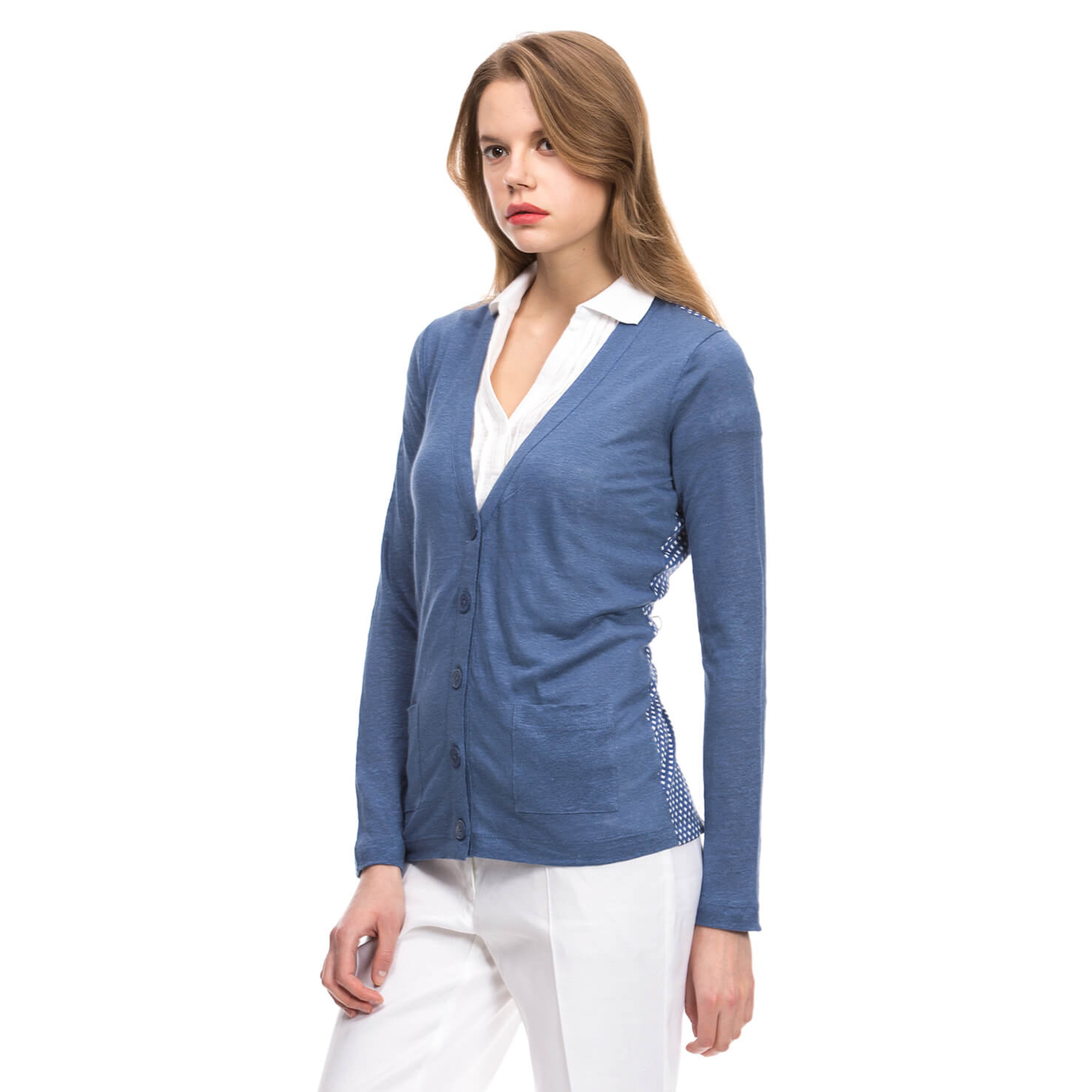 Nautica Kadın Mavi Hırka