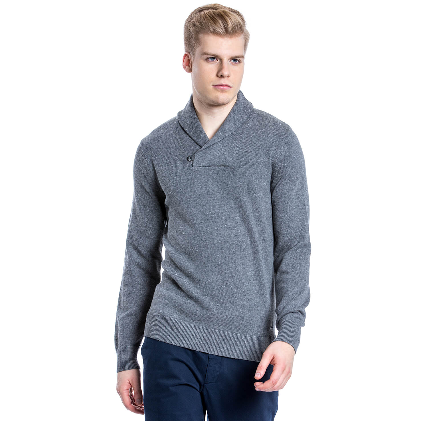 Nautica Erkek Gri Triko