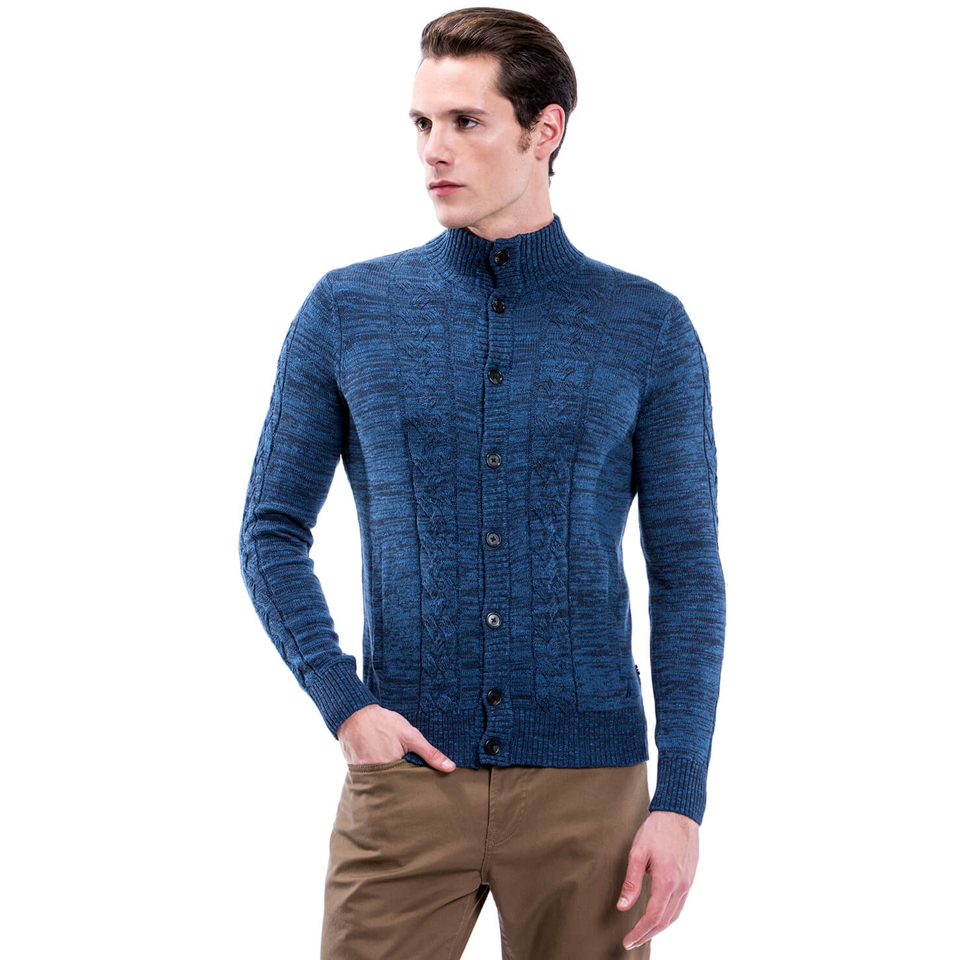 Nautica Erkek Lacivert Triko Hırka