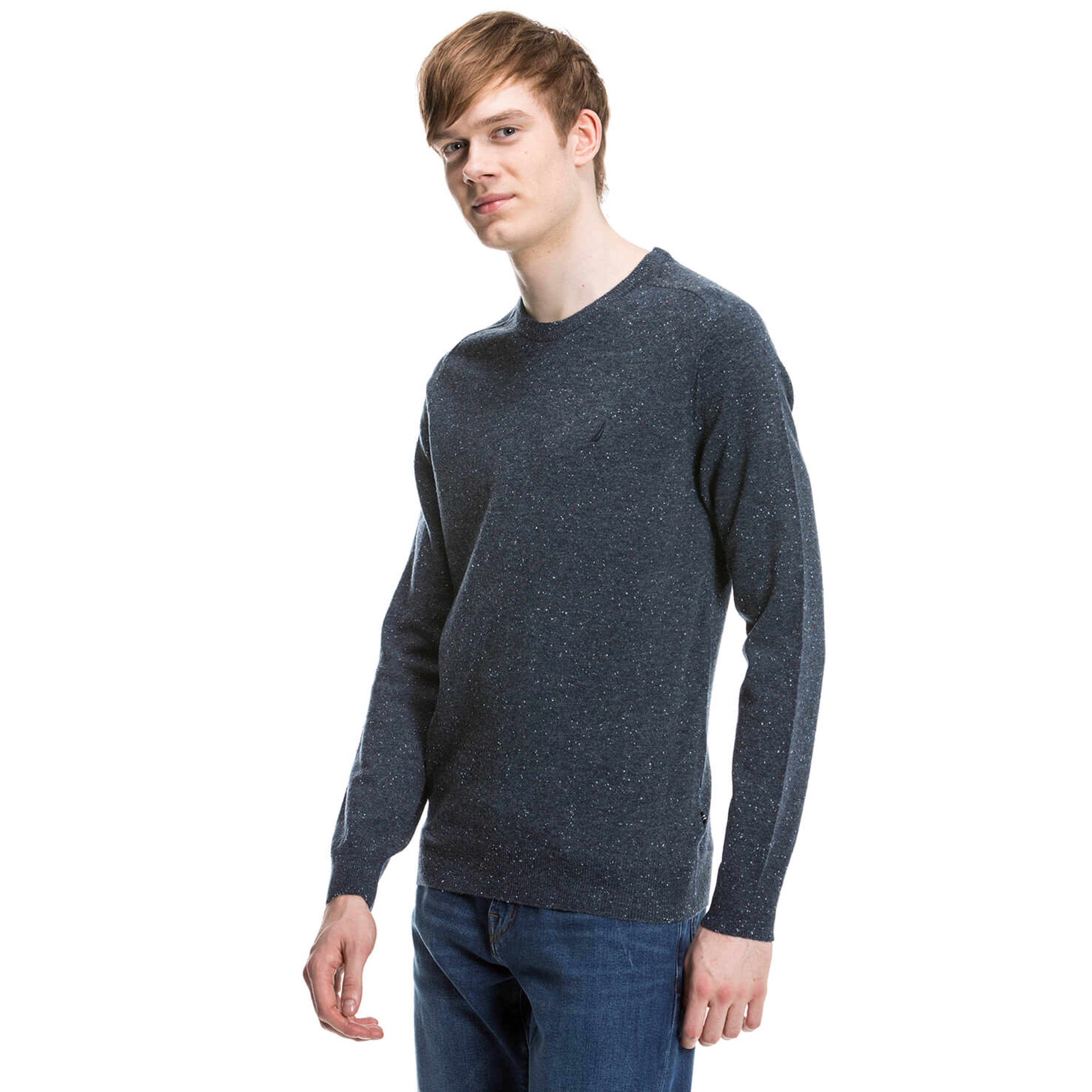 Nautica Erkek Lacivert Regular Fit Triko