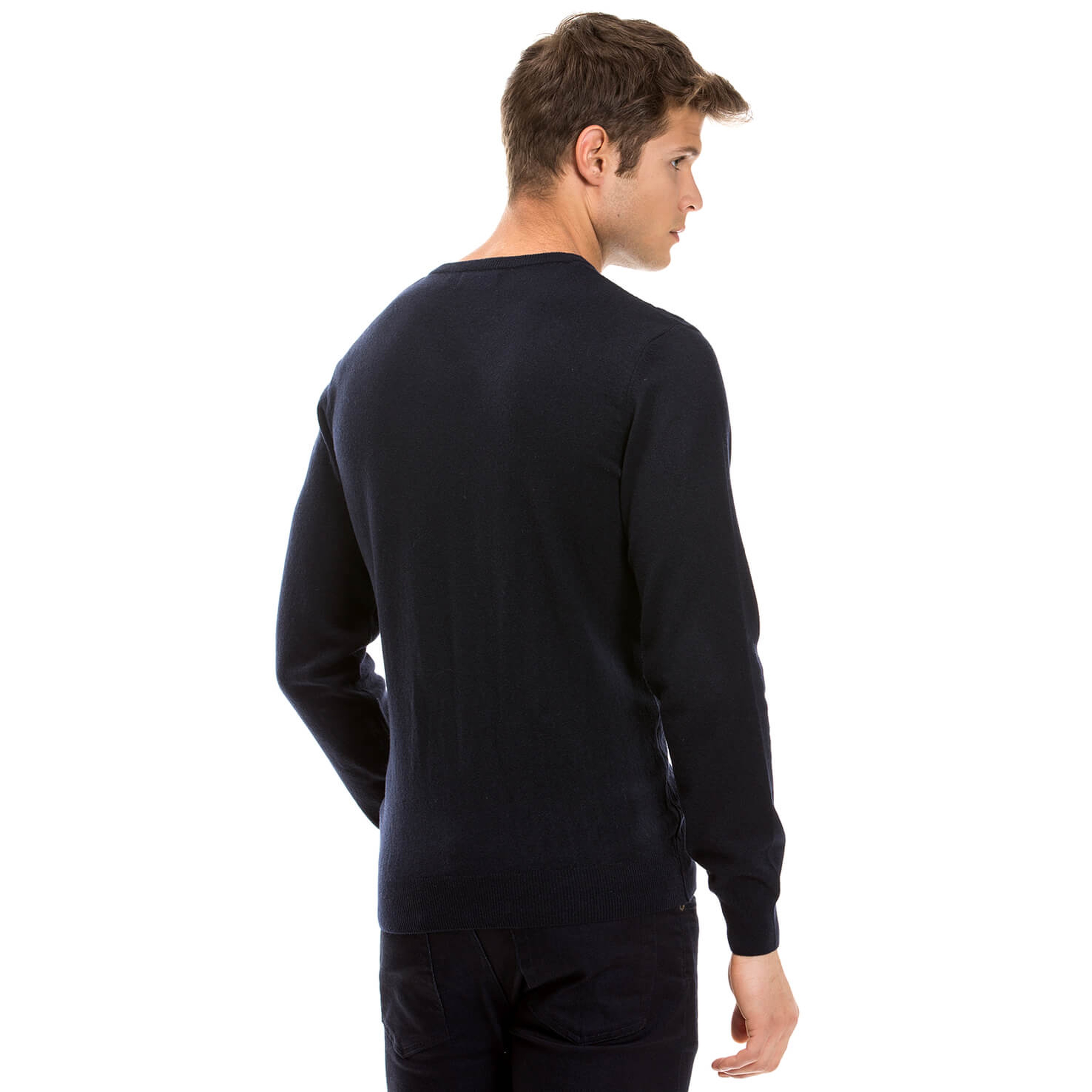 Nautica Erkek Lacivert Regular Fit Triko