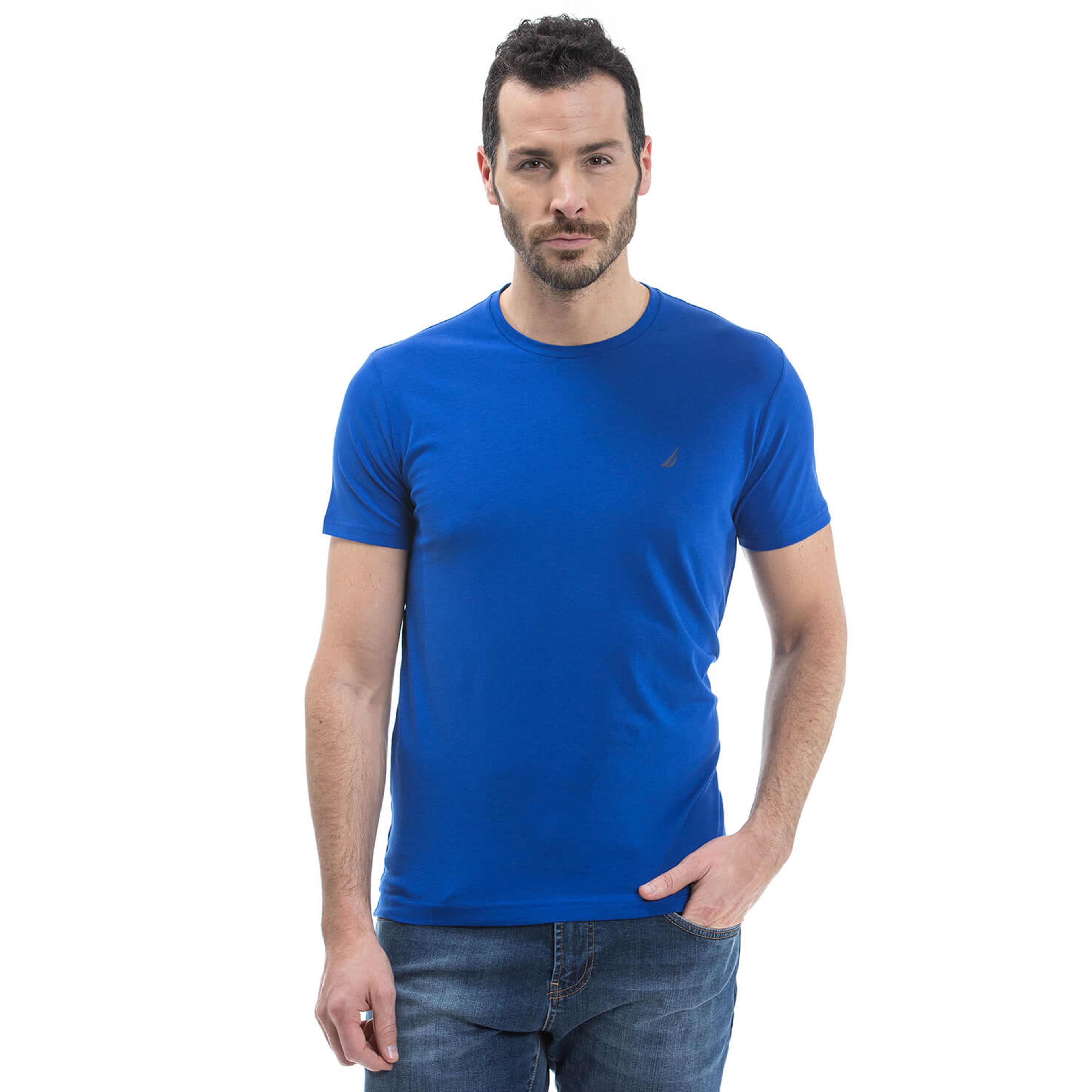 Nautica Erkek Mavi T-Shirt