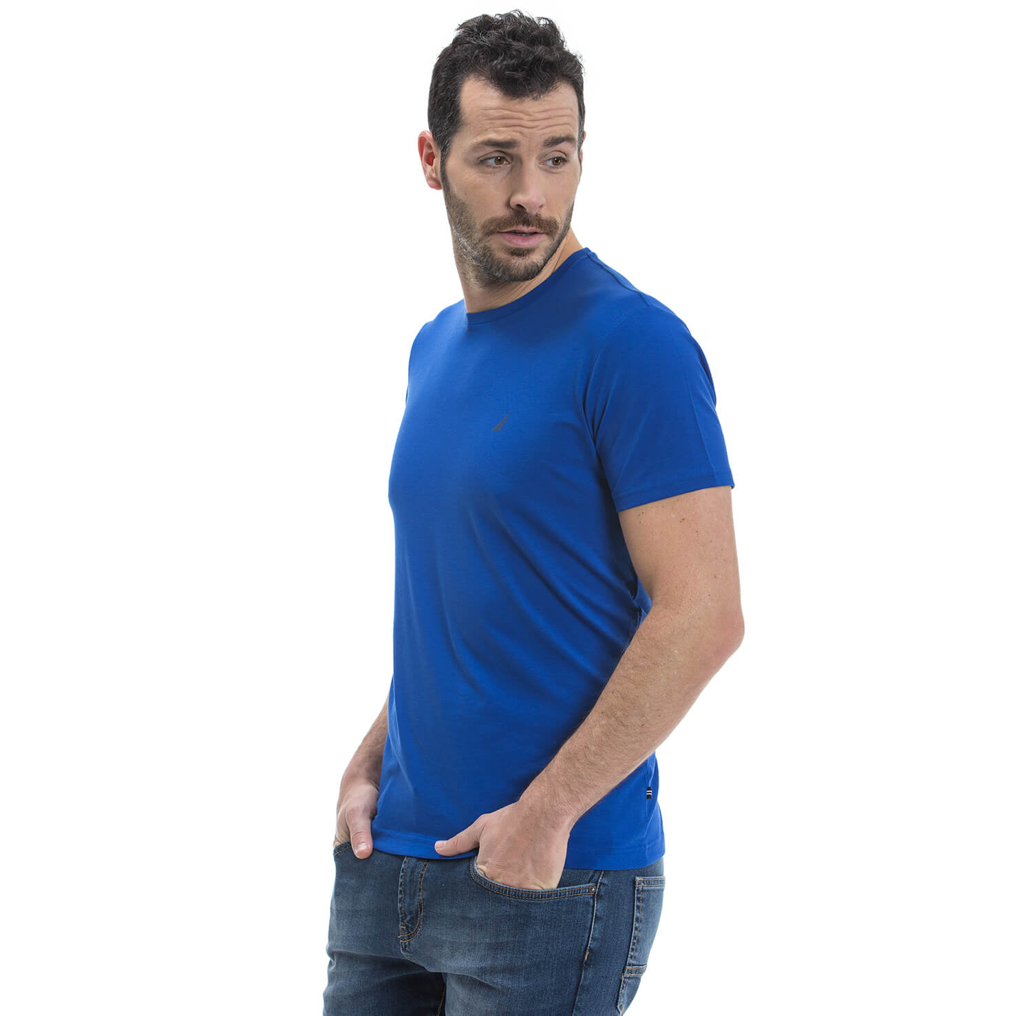 Nautica Erkek Mavi T-Shirt