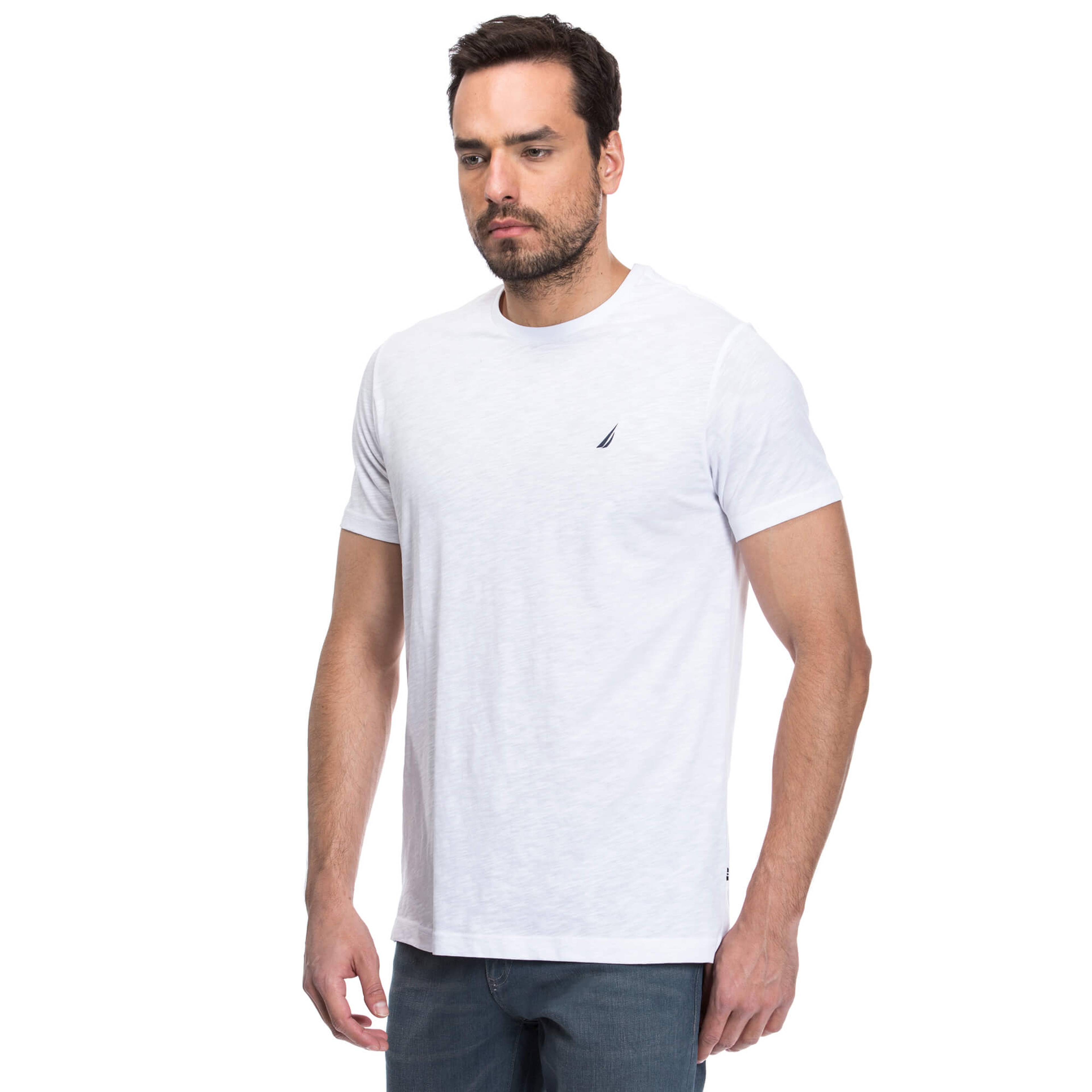 Nautica Erkek Beyaz T-Shirt