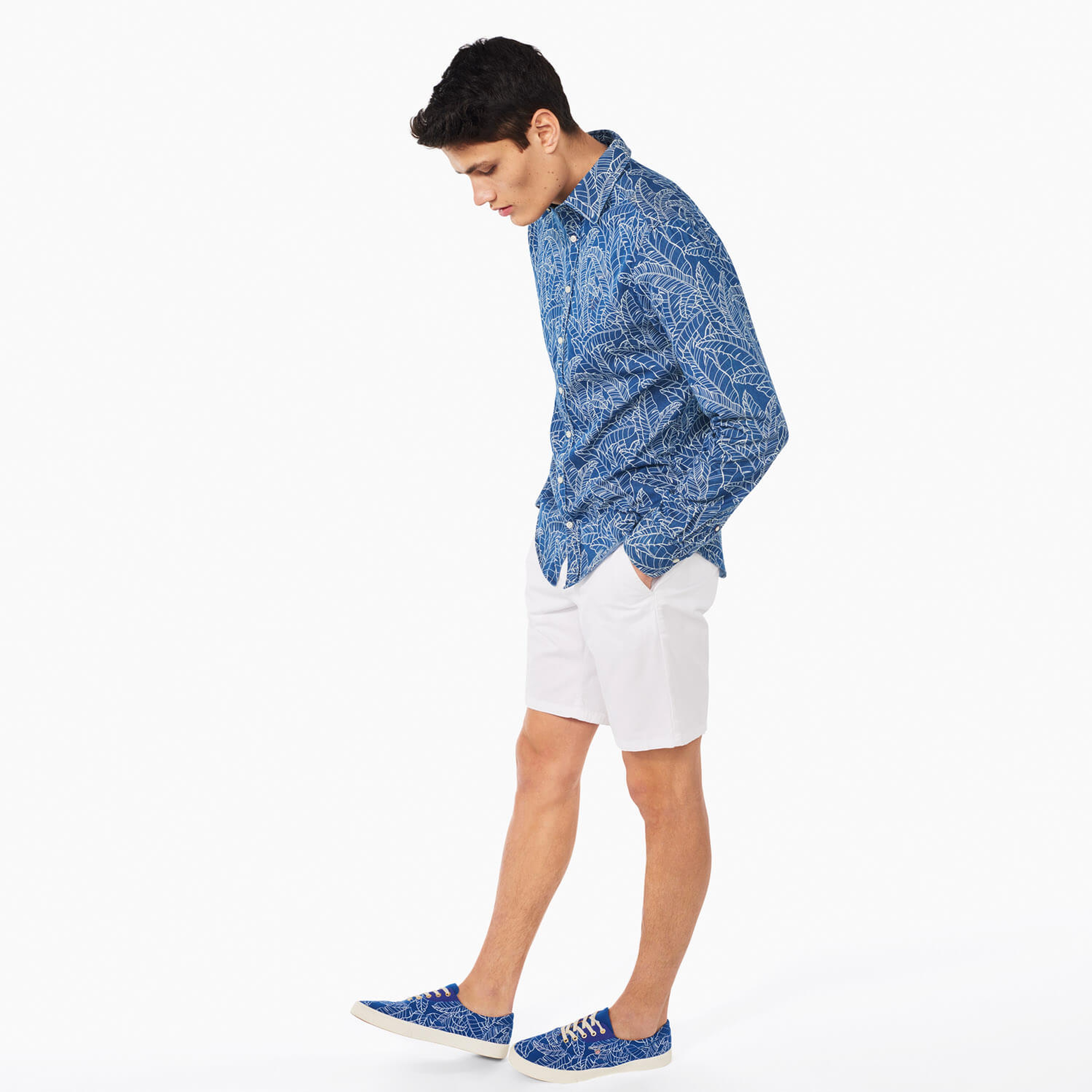 GANT Erkek Beyaz Bermuda Şort