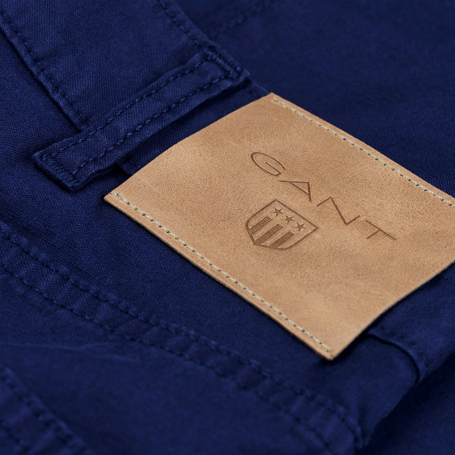 Gant Erkek Lacivert Regular Fit Pantolon