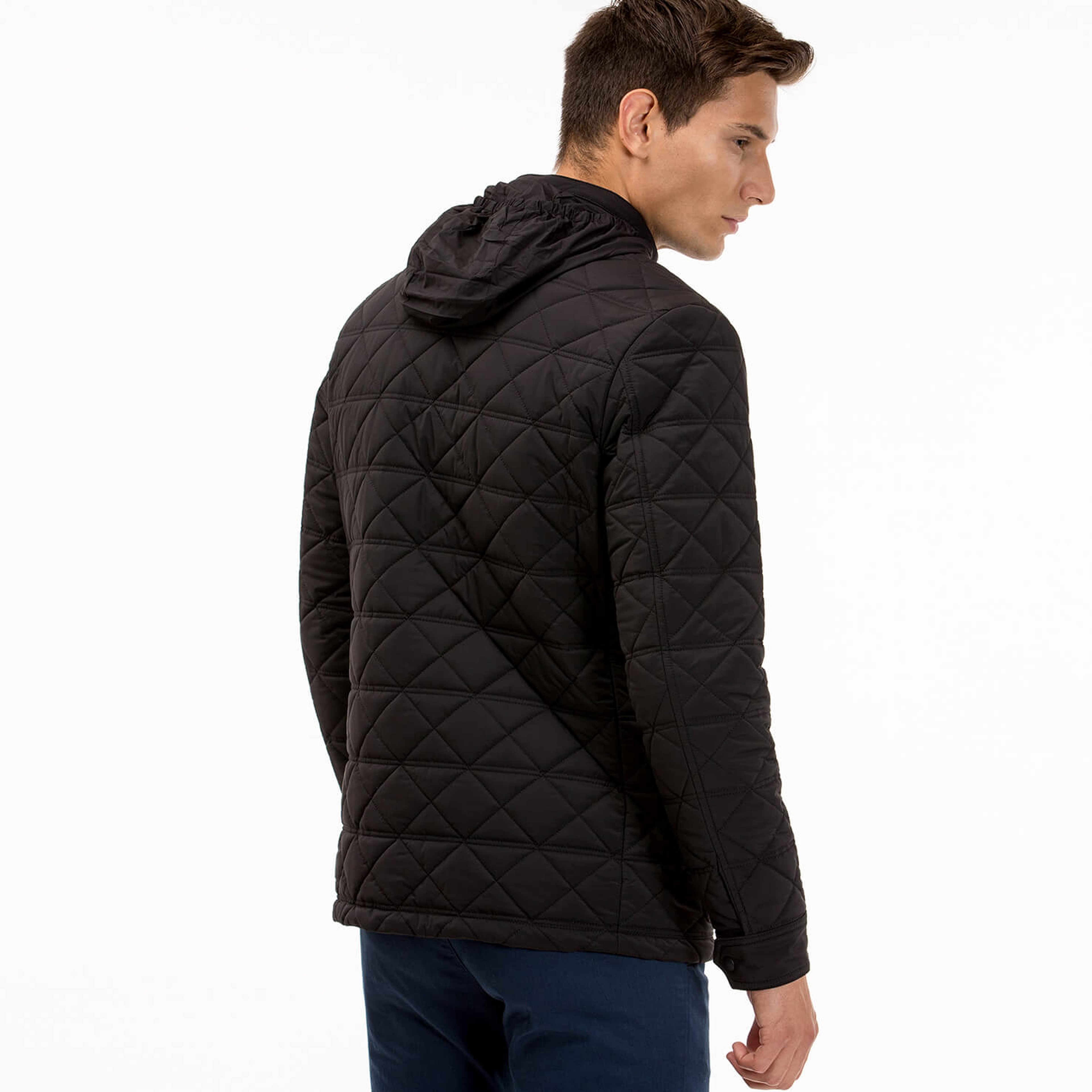 Lacoste Erkek Siyah Mont