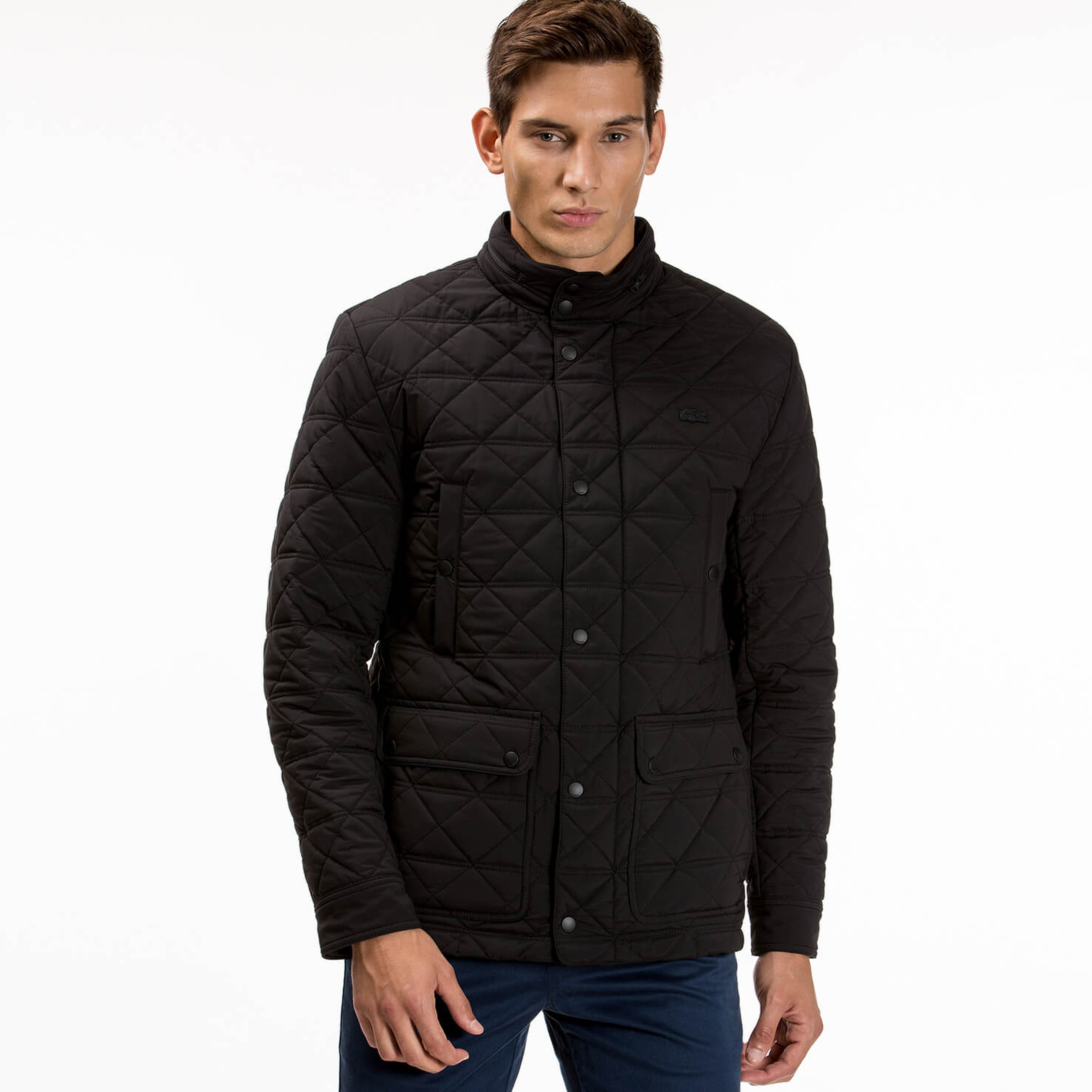 Lacoste Erkek Siyah Mont