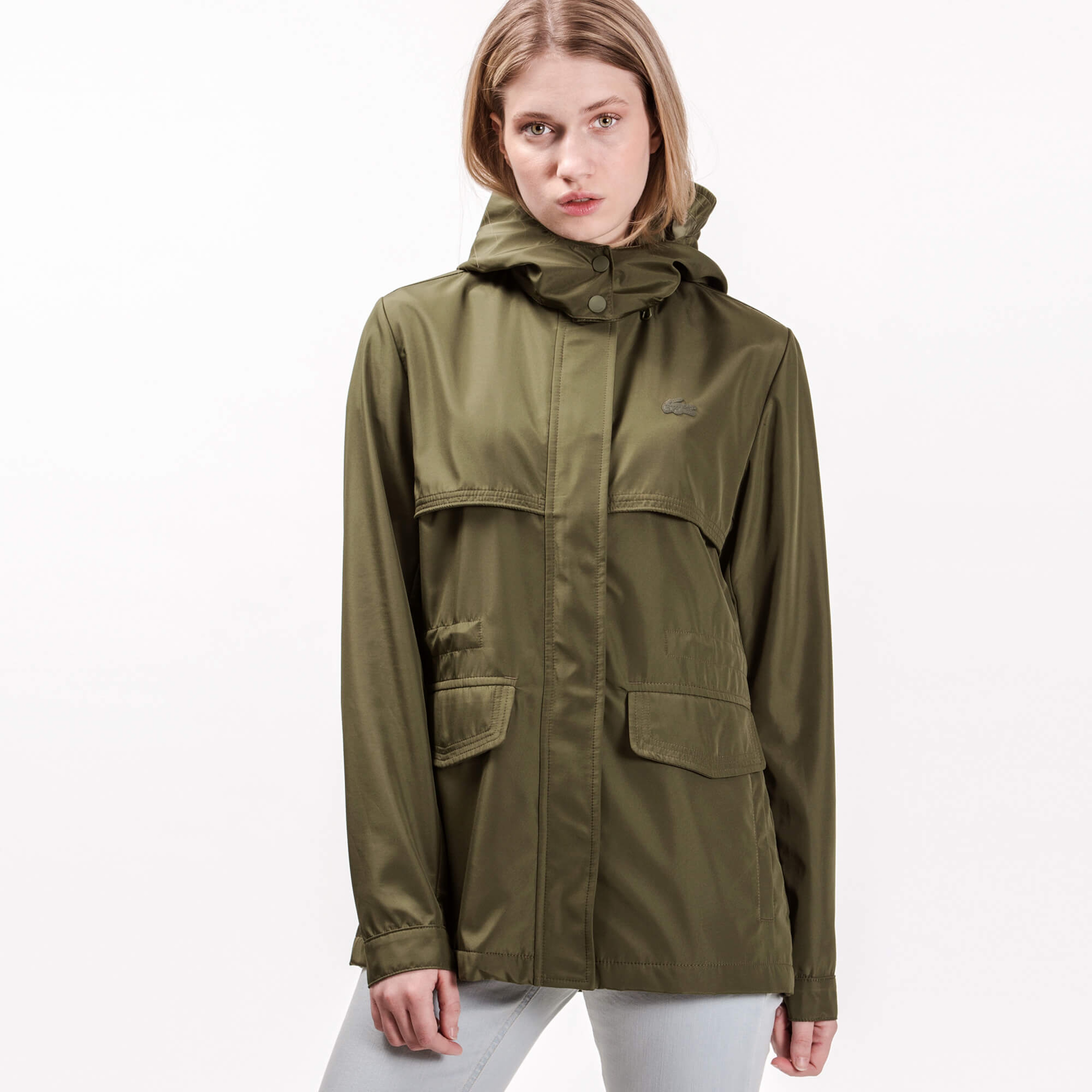 Lacoste Kadın Yeşil Mont